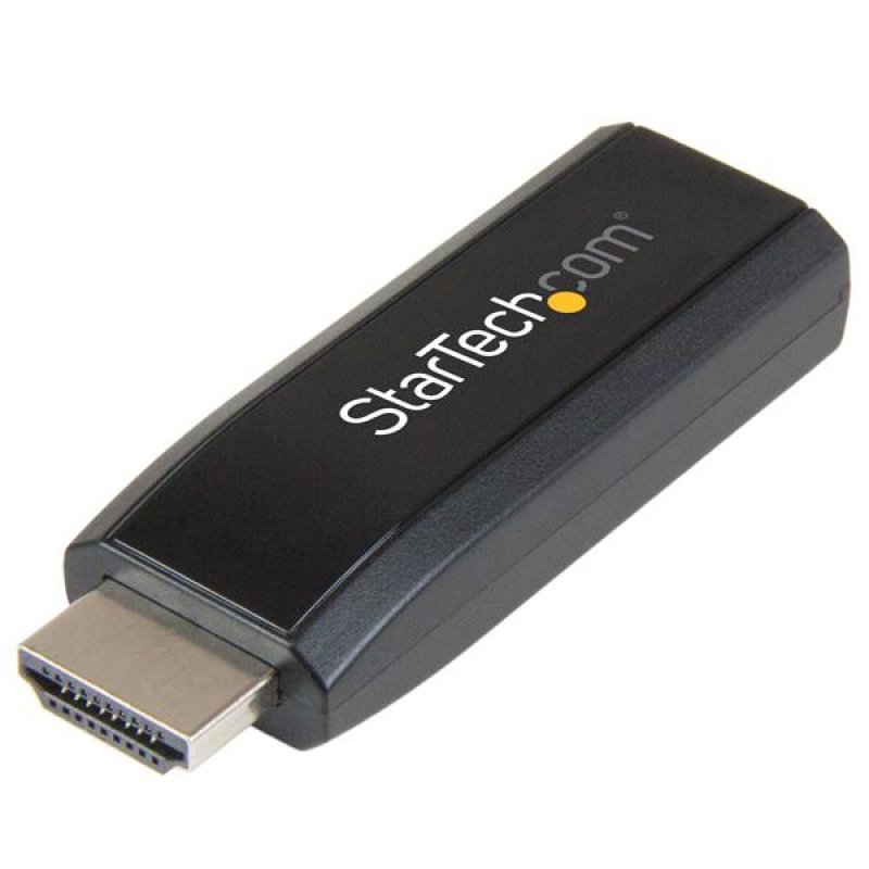Startech - Audio Video           Hdmi To Vga Adapter With Audio      Compact Hdmi Vga Monitor Dongle     Hd2vgamicra