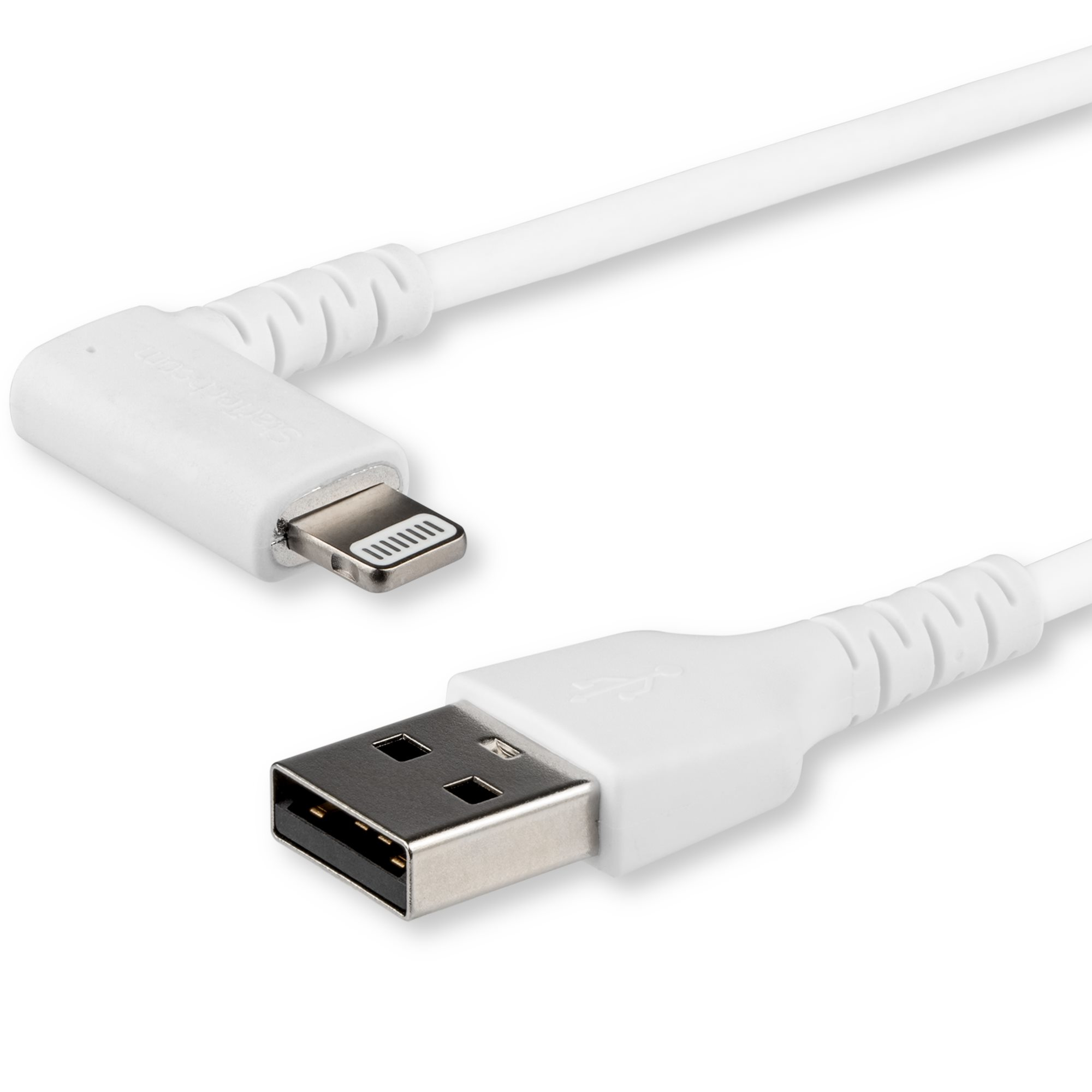 Startech - Computer Parts        2m Angled Lightning To Usb          Cable Angled Apple Charging Cord    Rusbltmm2mwr