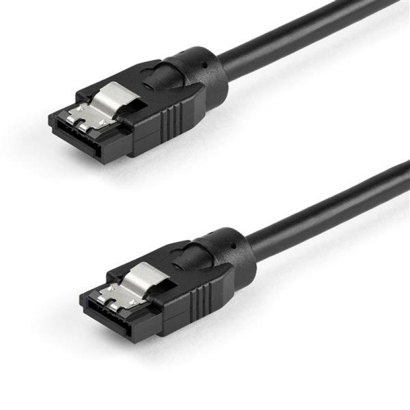 Startech - Cables                0.3 M Round Sata Cable - 6gbs       Sata Cord - Latching Connectors     Satrd30cm