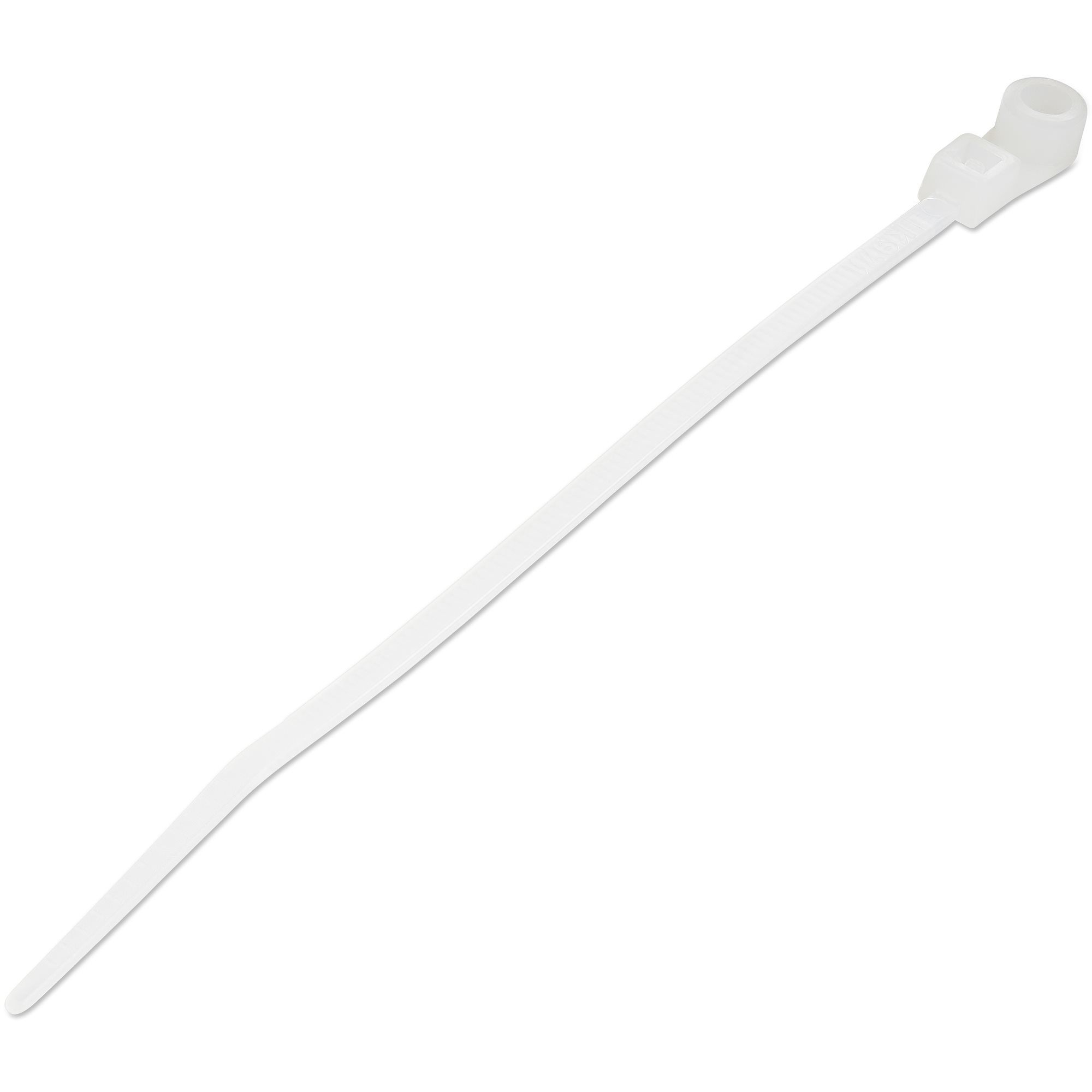 Startech - Cables                100 Pack Of Plastic Zip Ties        With Screw Hole 4                   Cbmzts10n4
