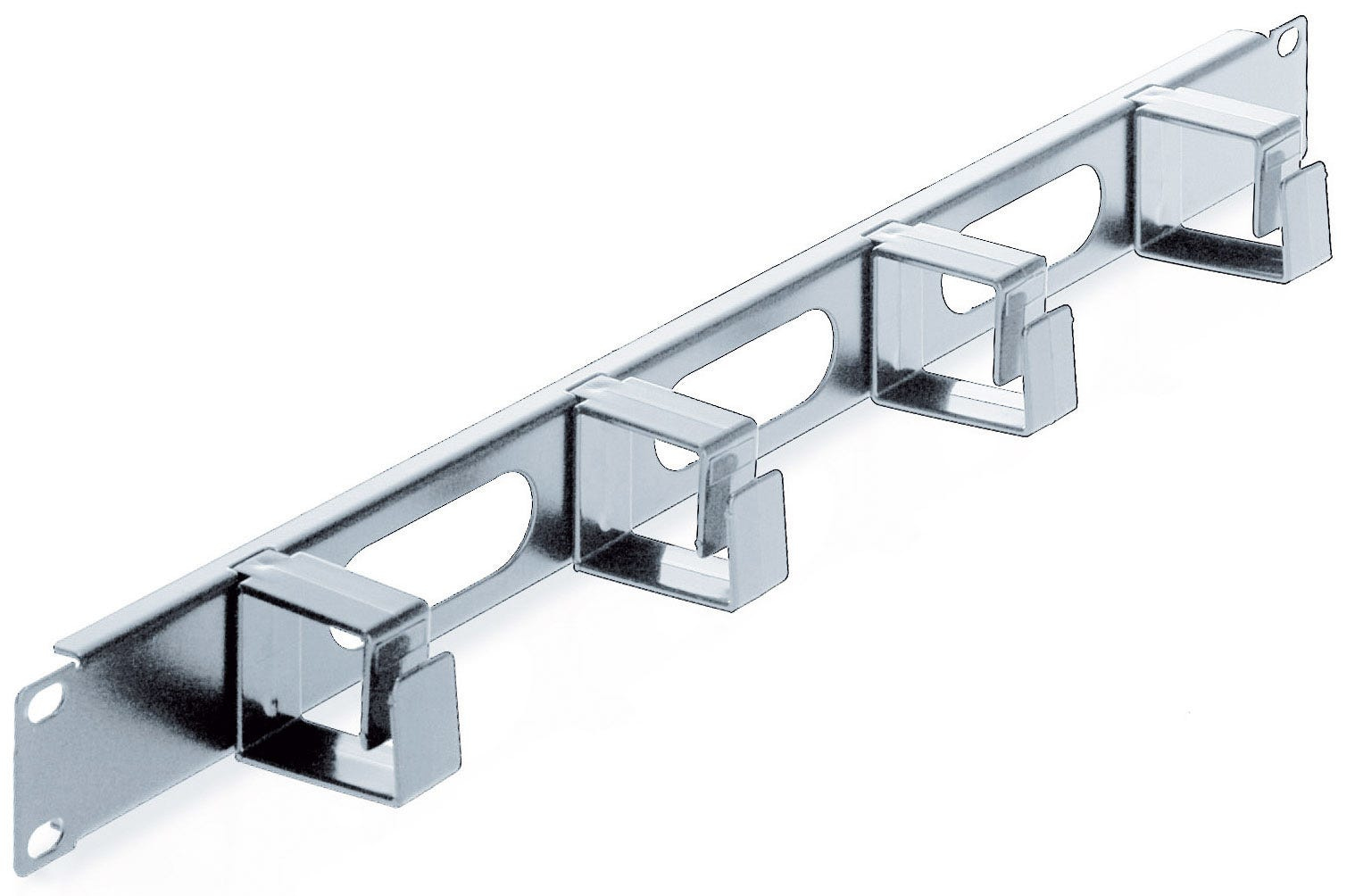 Intellinet                       19in Cable Management Panel 1u-     4 Short Plastic Rings Grey          711043