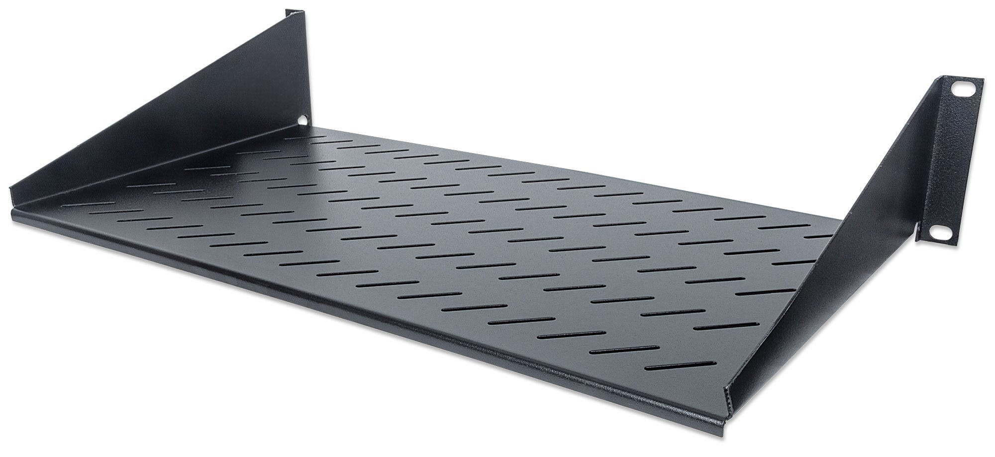 Intellinet                       19in Cantilever Shelf 2u 250mm-     2-point Front Mount Black           712507