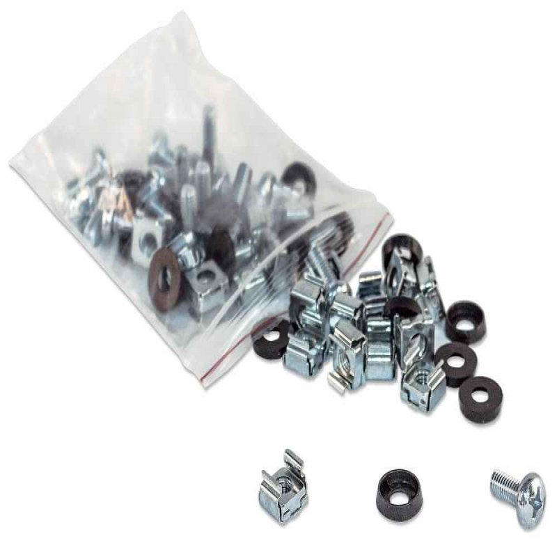 Intellinet                       Cage Nut Set 100 Pieces-            Cage Nut Set 100 Pieces             713658