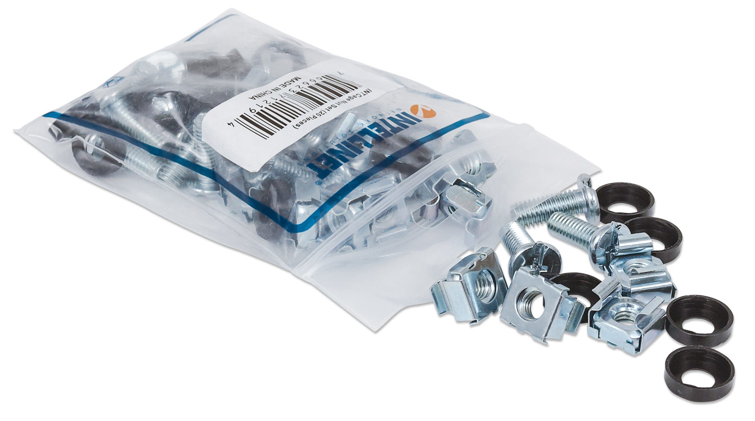 Intellinet                       Cage Nut Set 20 Pieces-             Cage Nut Set 20 Pieces              712194