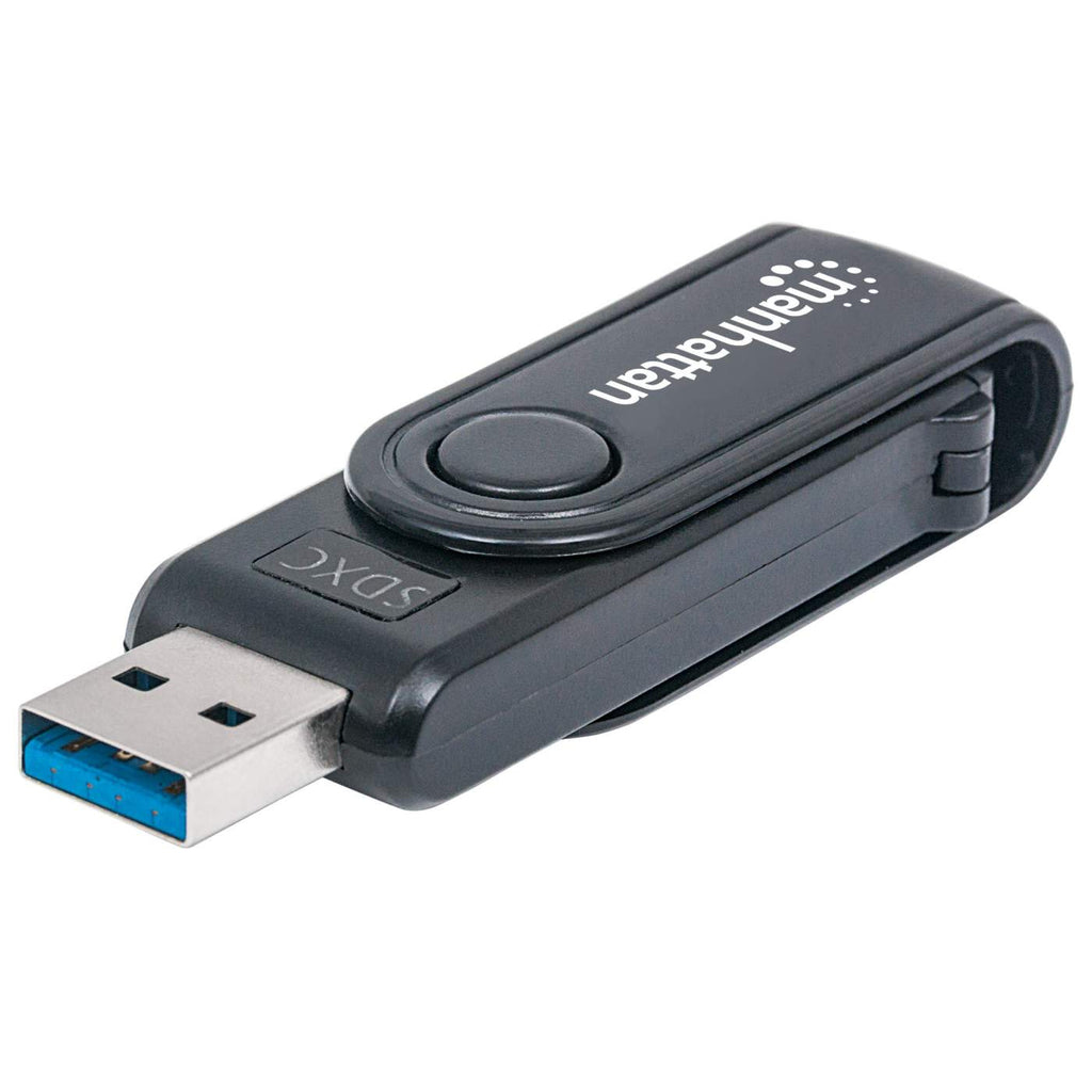 Manhattan                        Usb-a Multi-card Reader/writer-     24-in-1 Usb 3.0 Black               101981