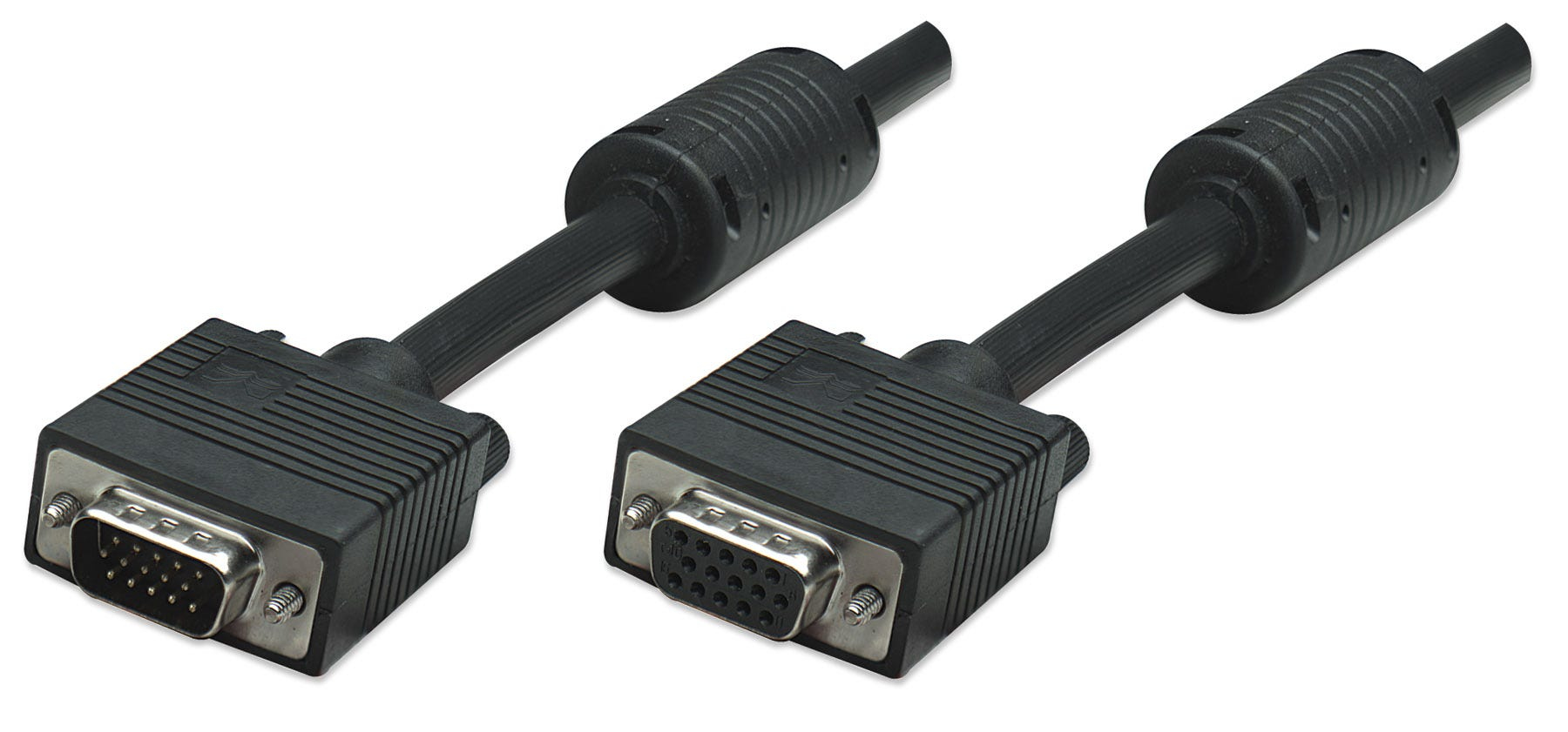 Manhattan                        Svga Extension Ferrite Cbl 4.5m     -male/female Black Polybag          317726