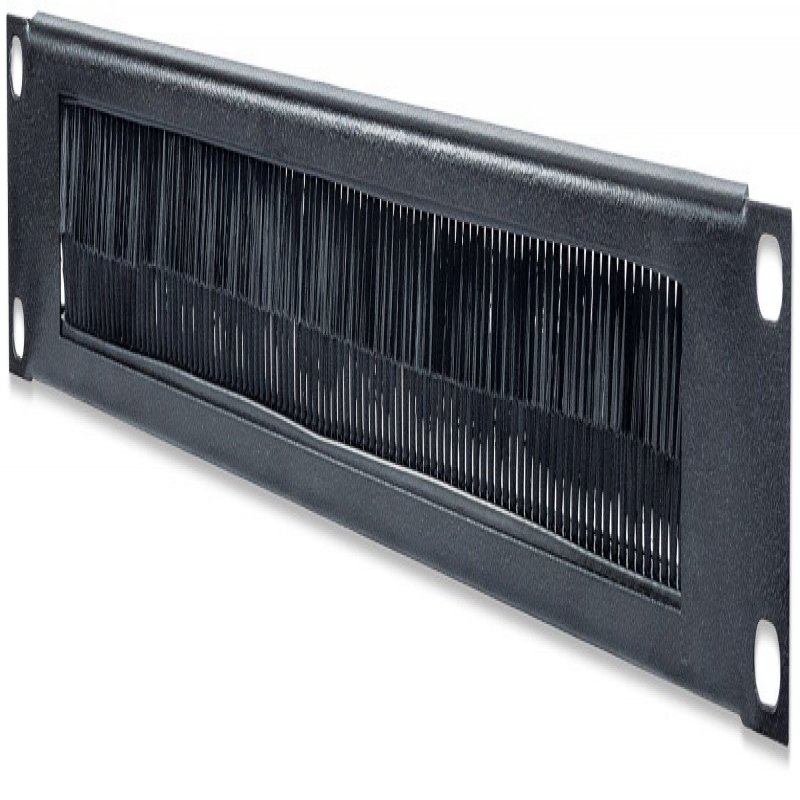 Intellinet                       19in Cable Entry Panel 1u-          With Brush Insert Black             712767