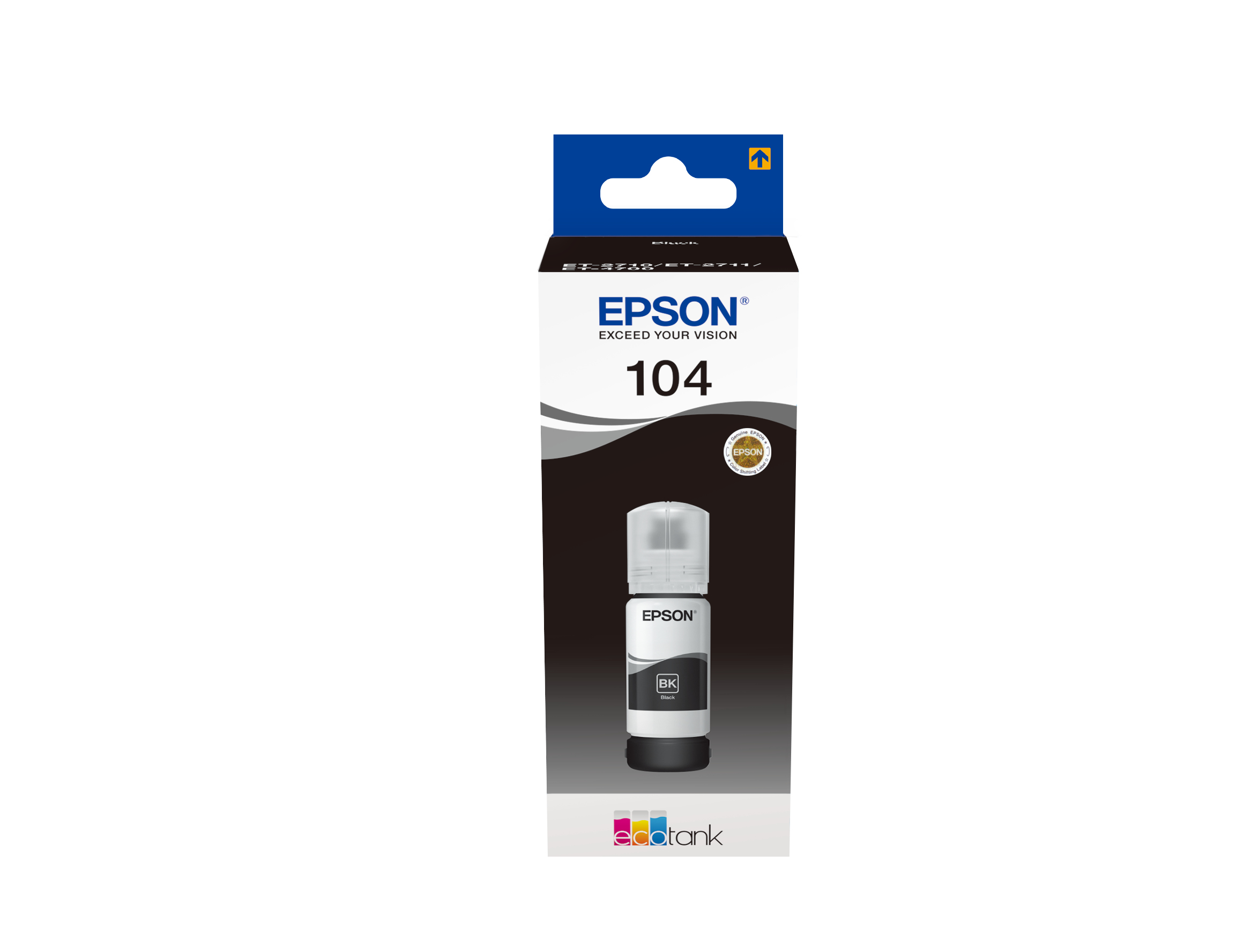 Epson - Business Ink (s3)        104 Ecotank Black Ink Bottle        1 X 65mlblack                       C13t00p140