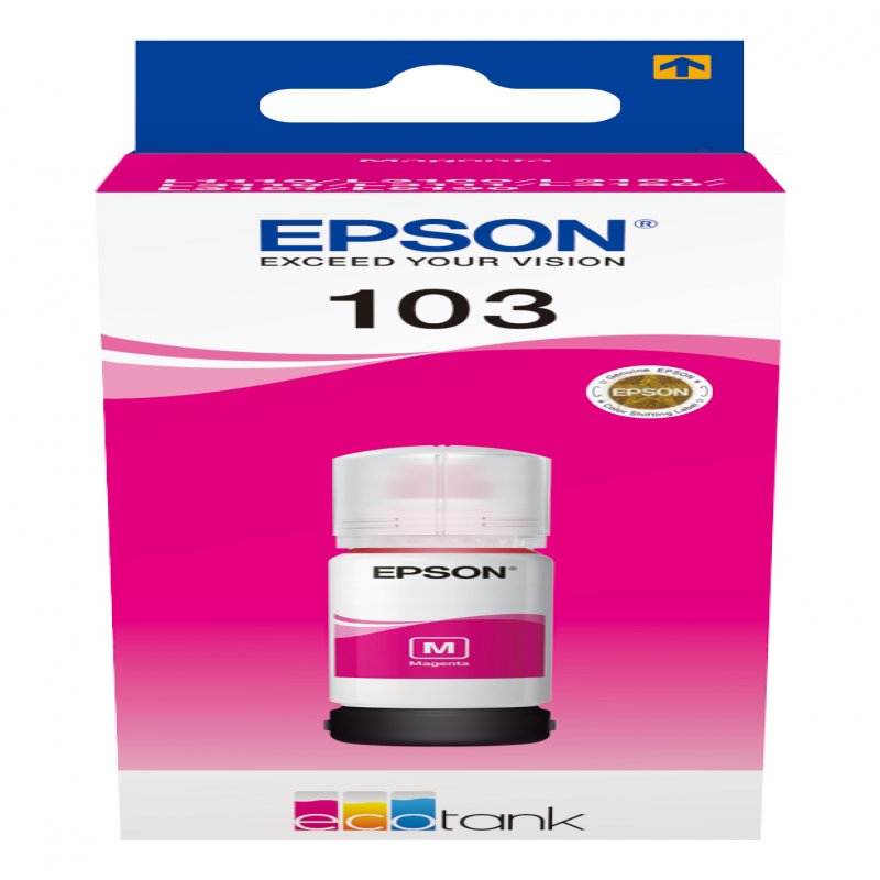 Epson - Prophoto Ink             103 Ecotank Magenta Ink Bottle      (we)                                C13t00s34a10