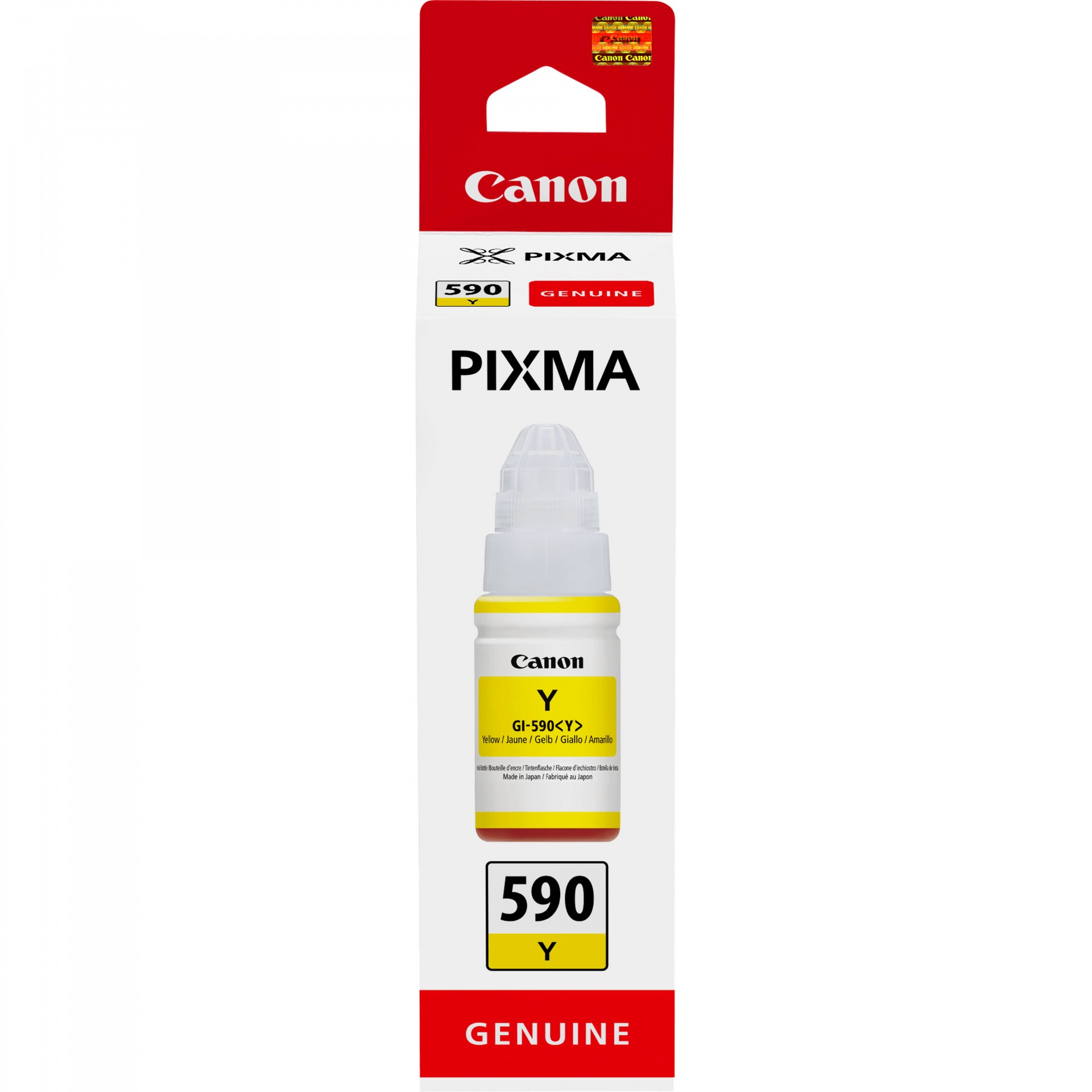 Canon - Supplies Ink Hv          Ink Gi-590 Y                        Yellow Ink Bottle                   1606c001