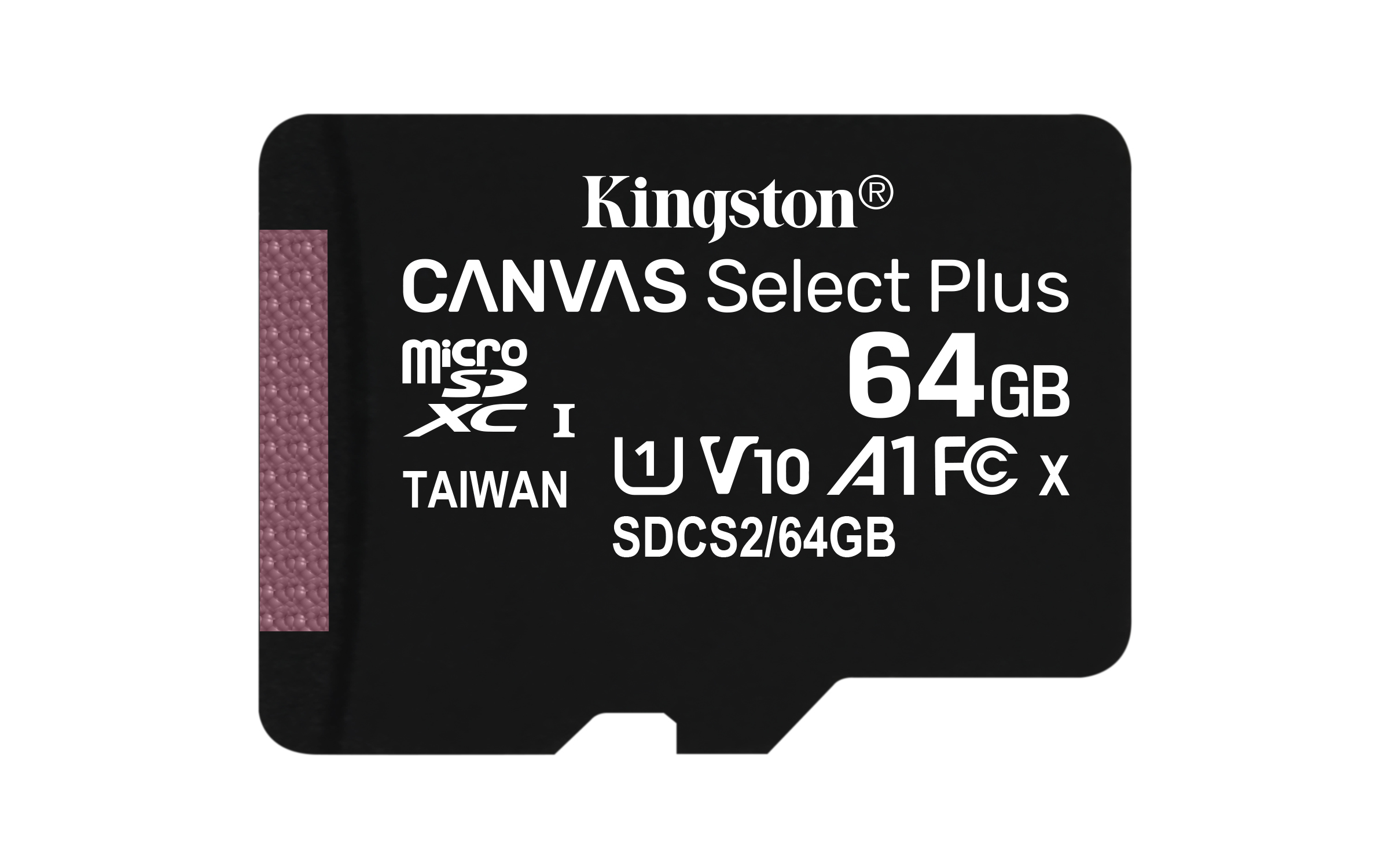 Kingston - Digital Media Product 64gb Microsdxc Canvas Select        100r A1 C10 Sp W/o Adapter          Sdcs2/64gbsp