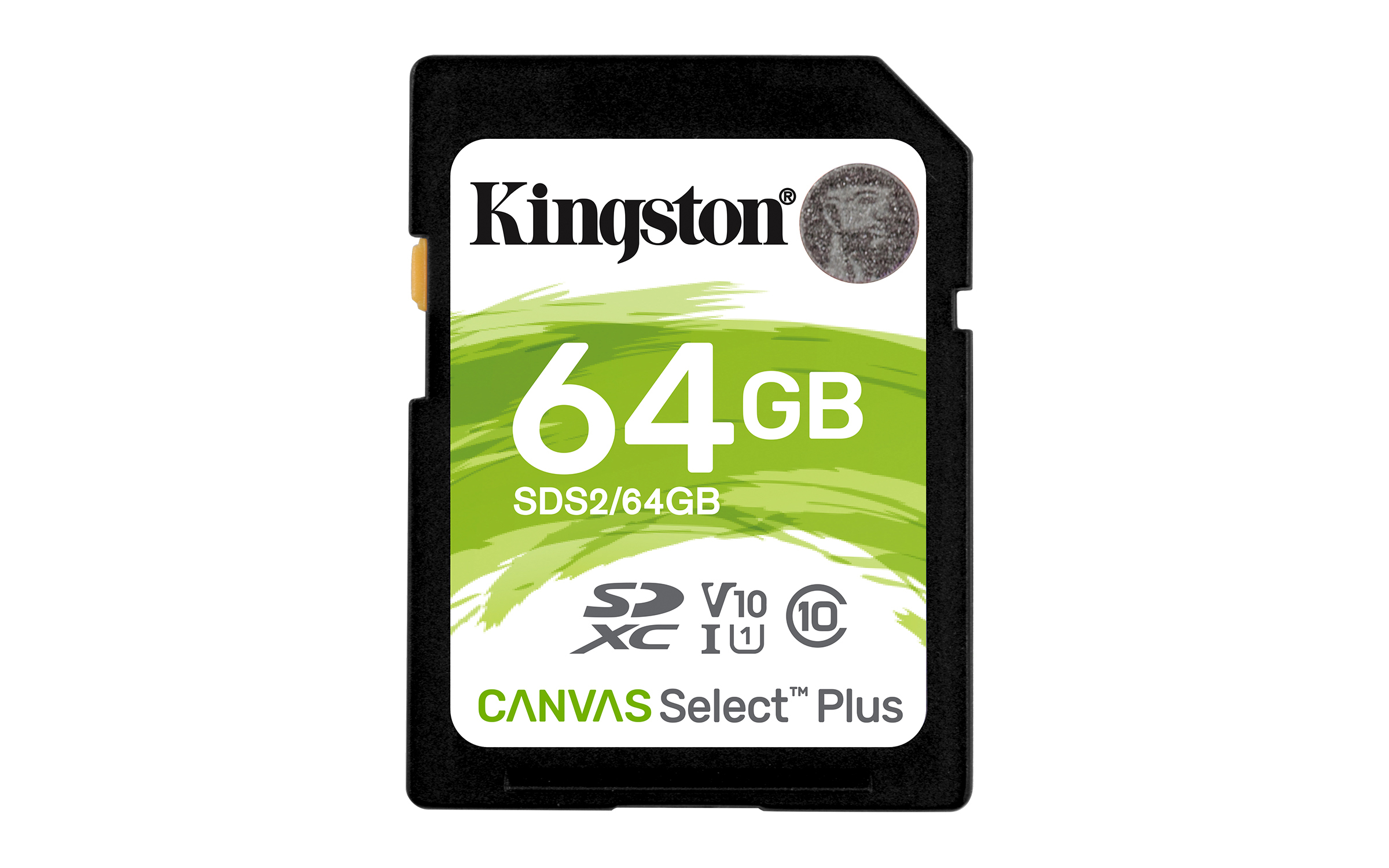 Kingston - Digital Media Product 64gb Sdxc Canvas Select Plus        100r C10 Uhs-i U1 V10               Sds2/64gb