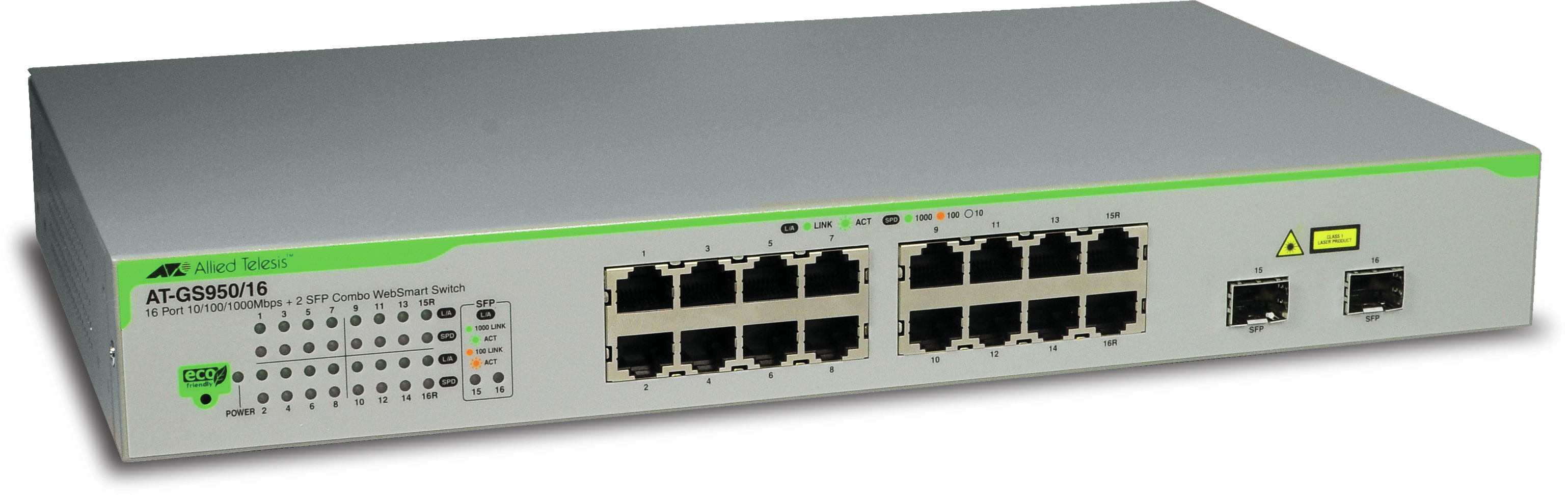 Allied Telesis - Volume          L2 Ws Ge 16 P W/ 2 X Sfp            990-003645-50 En                    At-gs950/16-50