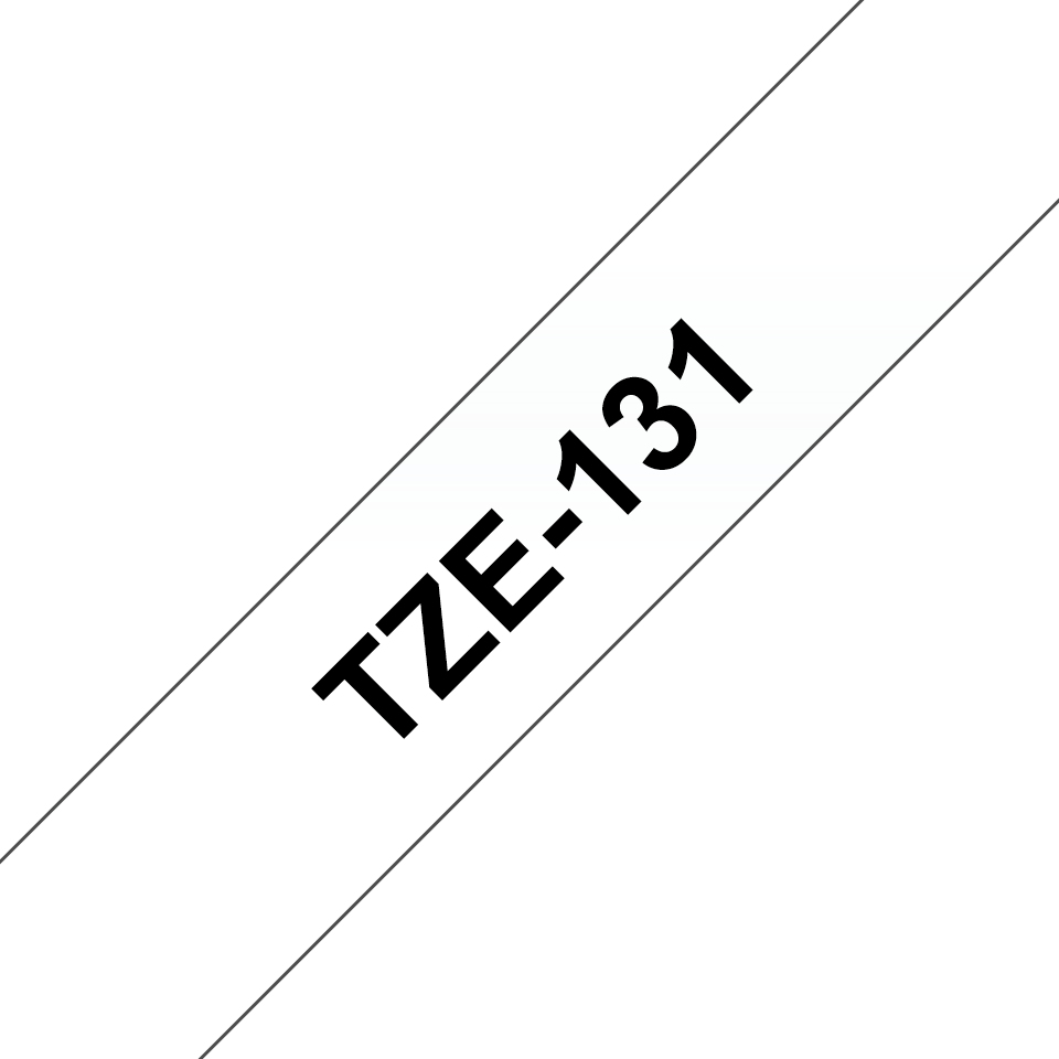 Brother - Consumables Ink Eur    Tze-131 Laminated Tape 12mm 8m      Black On Clear                      Tze131