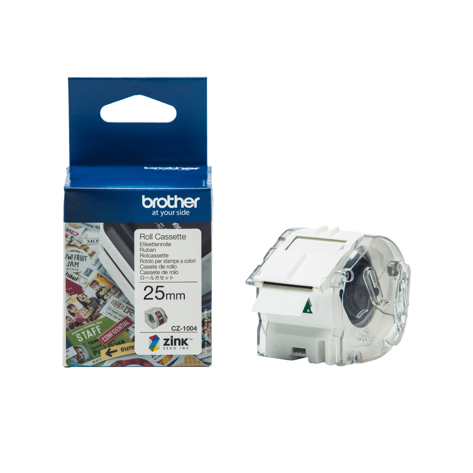 Brother - Consumables Ink Eur    Continuous Roll Cassette            Cz-1004 25mm Vc-500w                Cz1004