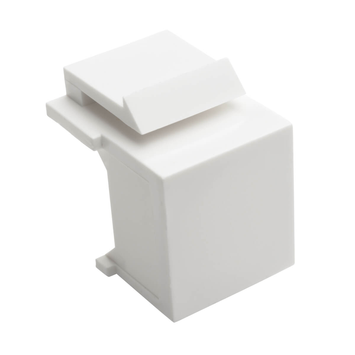 N040-010-wh tripp lite Snap-in Blank Keystone Jack Insert, White, 10 Pack, Taa - NA01