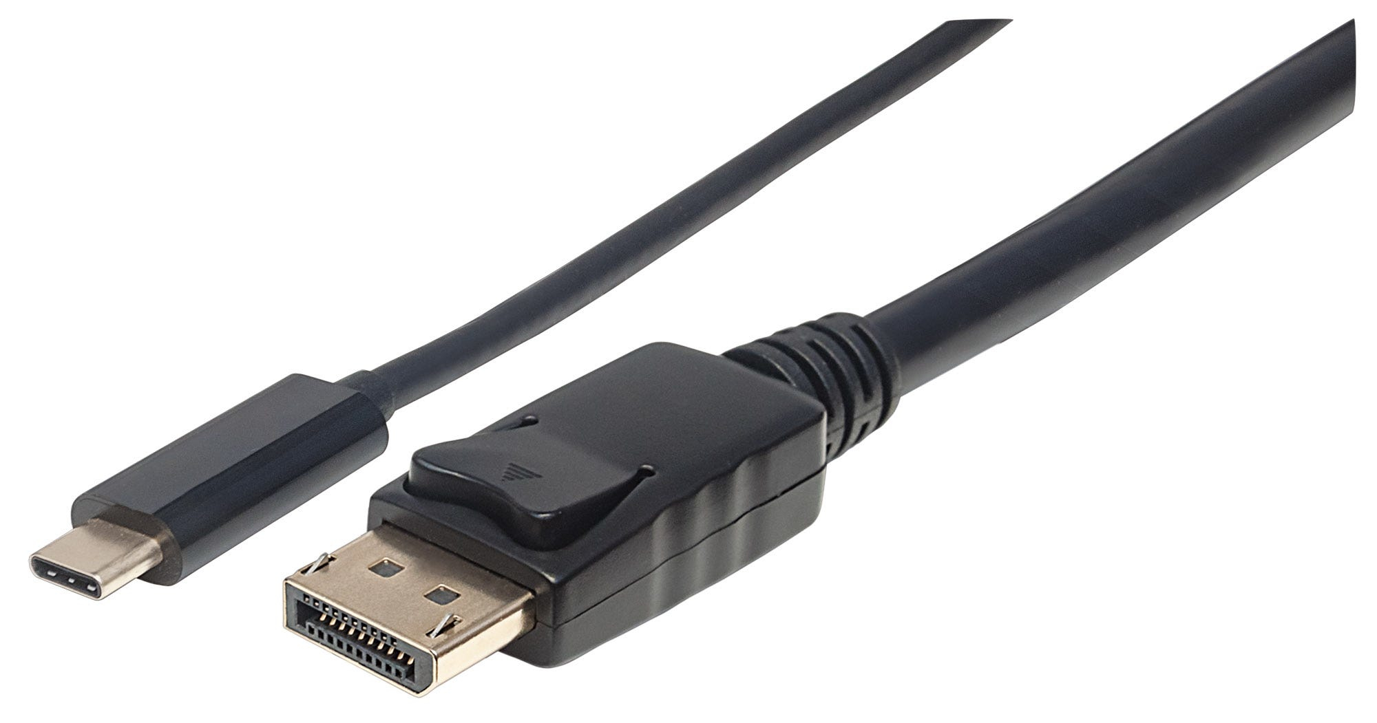152471 manhattan Usb-c To Displayport Cable, 4k@60hz, 1m, Male To Male, Black, Equivalent To Startech Cdp2dp1mbd, Three Year Warranty, Polybag - NA01
