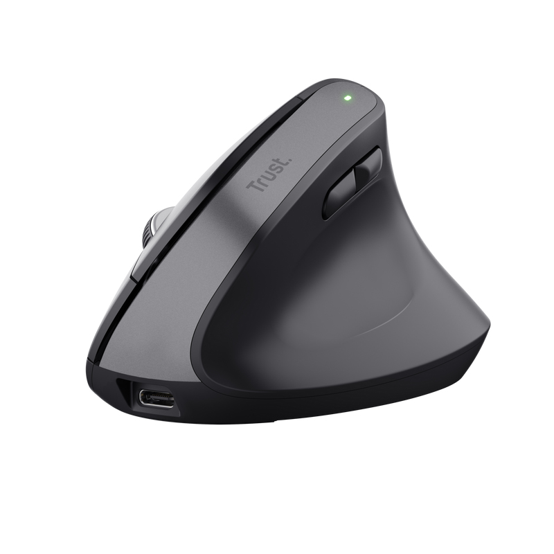 25146 trust Bayo+ Ergonomic Wireless Mouse Blk - NA01