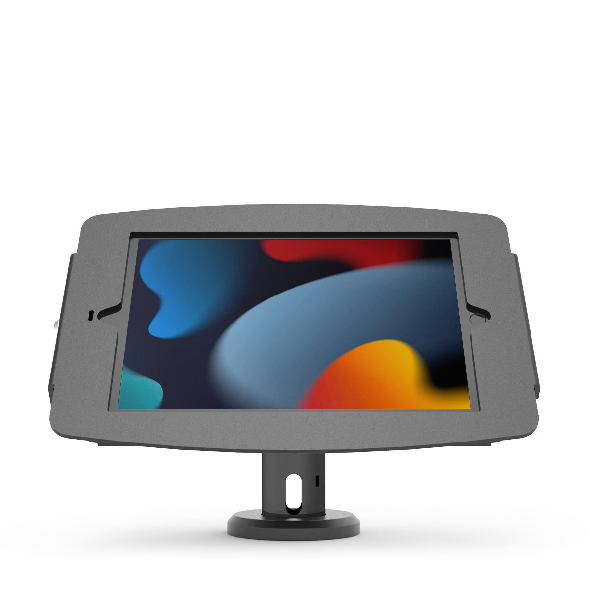 Compulocks IPad Pro 12.9" (3 - 6th Gen) Space Enclosure Tilting Stand 4" - Mounting Kit (enclosure, Pole Stand) - For Tablet - Lockable - High-grade Aluminium - Black - Screen Size: 12.9" - F - C2000