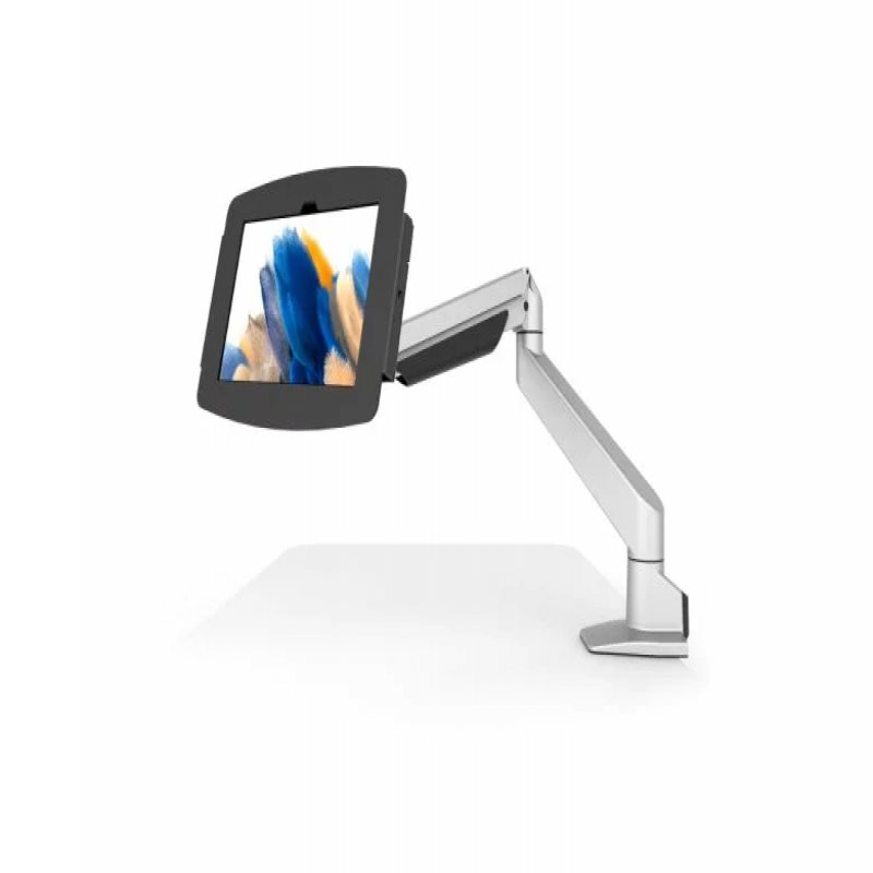 Compulocks Galaxy Tab A8 10.5" Space Enclosure Articulating Arm Mount - Mounting Kit (articulating Arm, Desk Mount, VESA Adapter, Enclosure) - Adjustable Arm - For Tablet - Lockable - High-gr - C2000