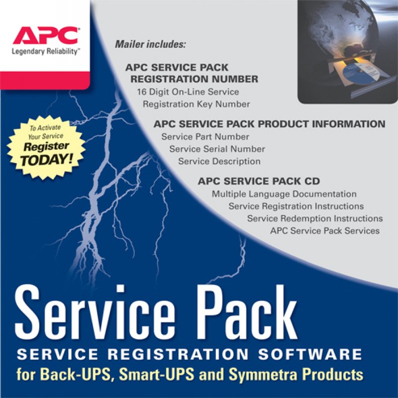 Service Pack 1 Year Warranty Extension (for New Product Purchases) WBEXTWAR1YR-SP-03 - C2000