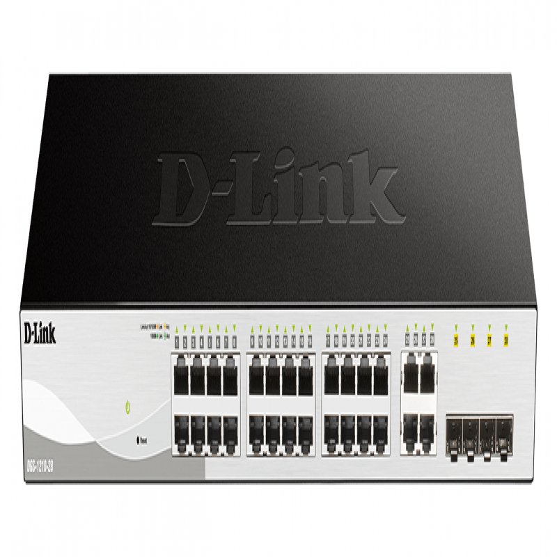 24 10/100/1000 Base-T Port With 4 X 1000Base-T /SFP Ports DGS-1210-28 - C2000