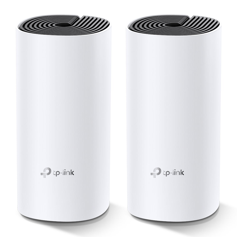 TP-Link DECO M4 - Wi-Fi System - (2 Routers) - Up To 2,800 Sq.ft - Mesh 1GbE - Wi-Fi 5 - Dual Band DECO M4(2-PACK) - C2000