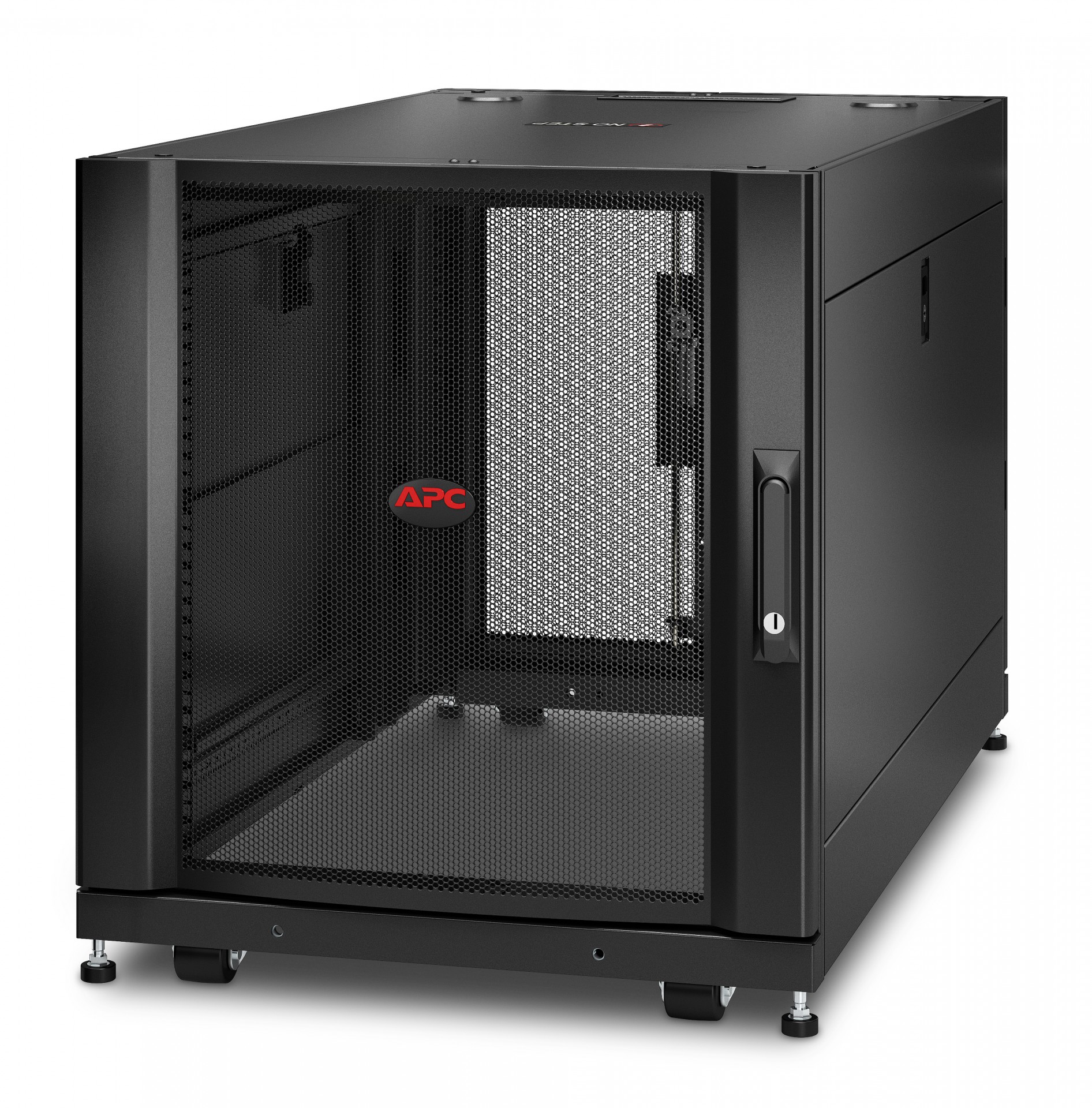 APC NetShelter SX - Rack Cabinet - Black - 12U - 19" - For P/N: SURT48RMXLBP AR3103 - C2000