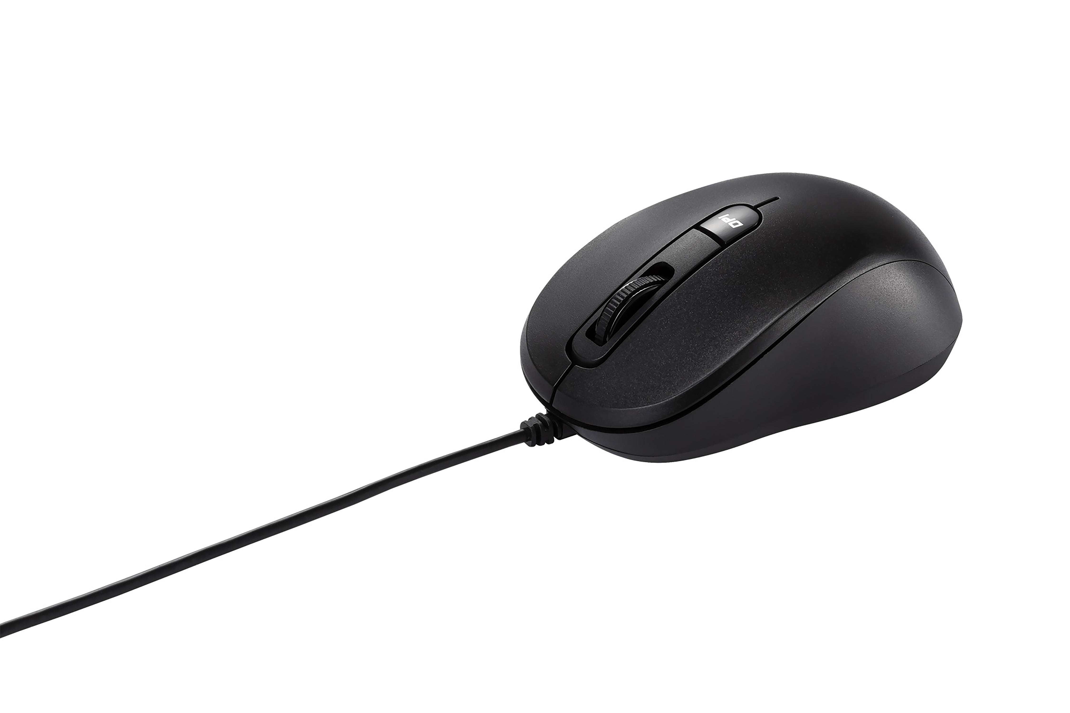 ASUS MU101C Blue Ray Silent - Mouse - Right And Left-handed - Optical - 3 Buttons - Wired - USB - Black 90XB05RN-BMU000 - C2000