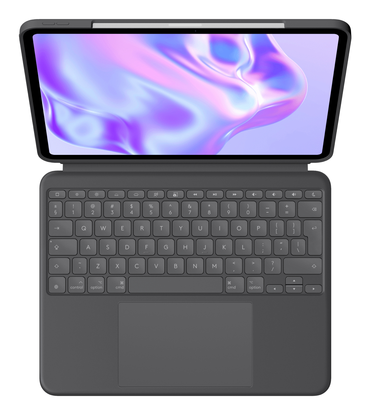 Logitech Combo Touch - Keyboard And Folio Case - With Trackpad - Backlit - Apple Smart Connector - QWERTY - UK - Oxford Grey - For Apple 11-inch IPad Pro (1st Generation, 2nd Generation, 3rd  - C2000
