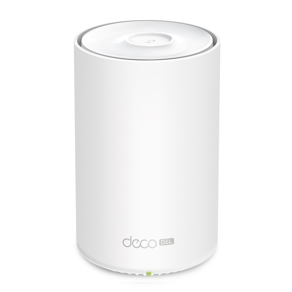 TP-Link Deco X20-DSL V1 - Wireless Router - DSL Modem 4-port Switch - 1GbE - WAN Ports: 2 - Wi-Fi 6 DECO X20-DSL - C2000
