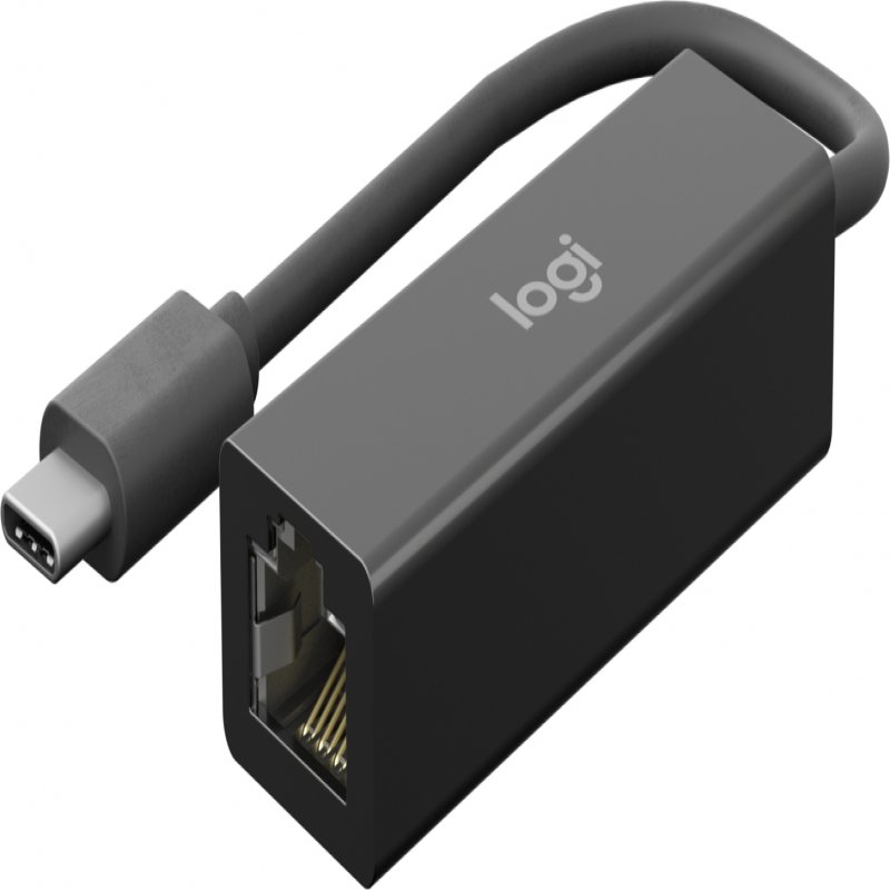 Logitech - Network Adapter - USB-C - Gigabit Ethernet 952-000149 - C2000