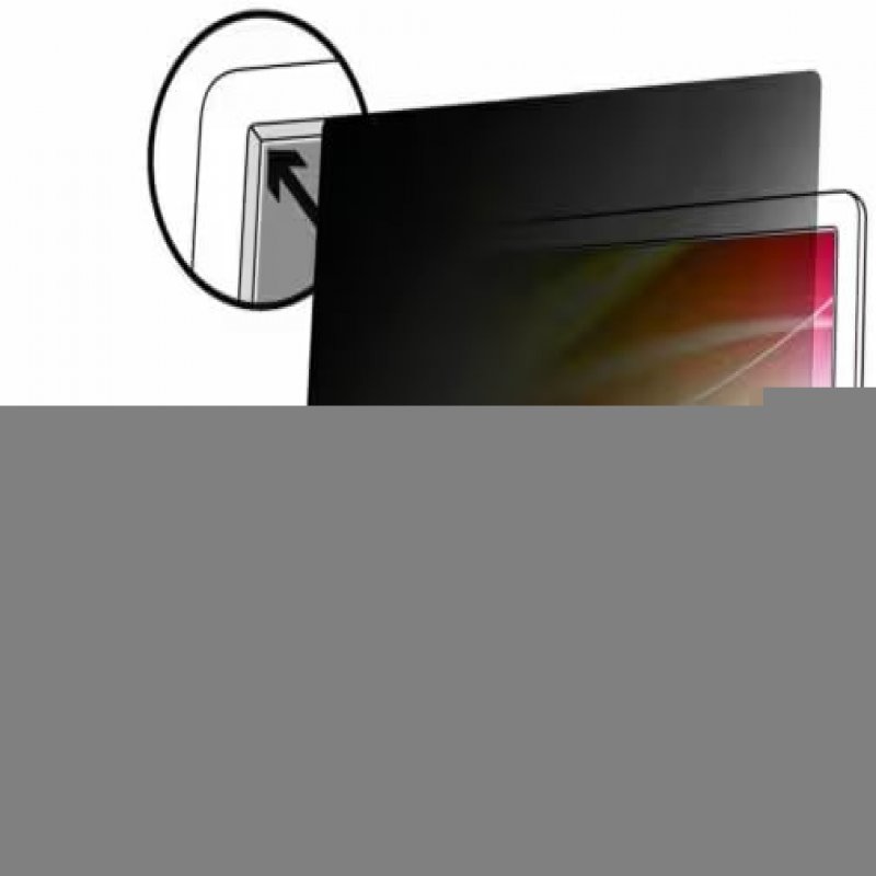 3M Bright Screen Privacy Filter - Notebook Privacy Filter - Adhesive - 16.2" - Black BPNAP005 - C2000