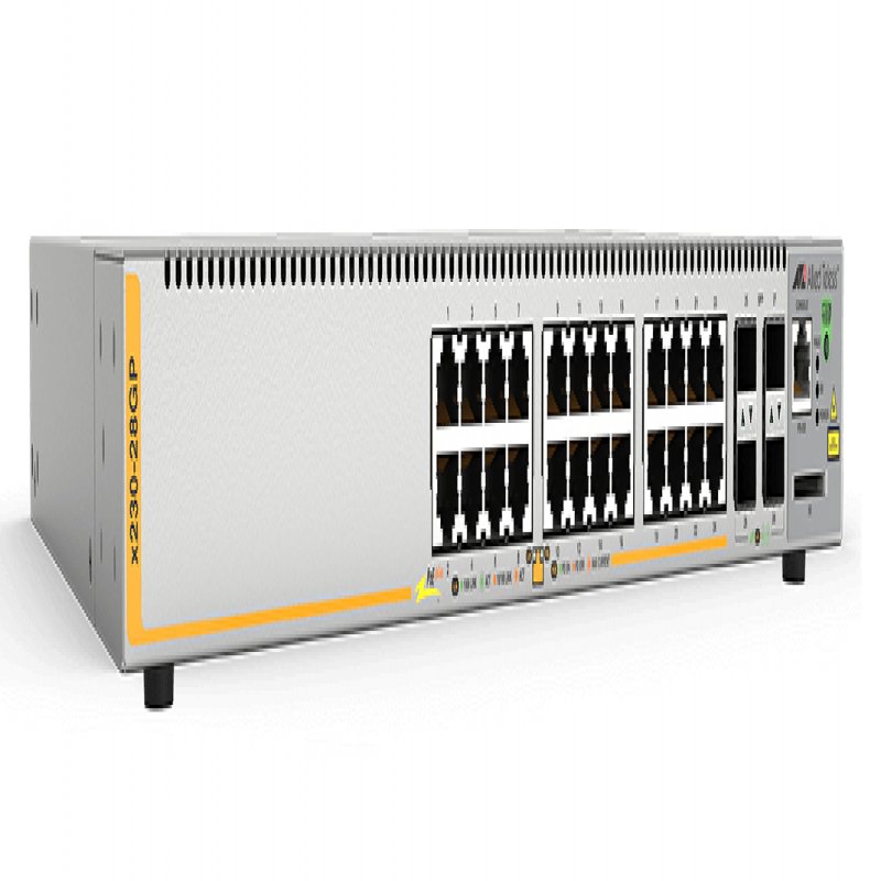 Allied Telesis AT X230-28GP - Switch - L2+ - Managed - 24 X 10/100/1000 (PoE+) + 4 X SFP - Desktop, Rack-mountable, Wall-mountable - PoE+ (370 W) AT-X230-28GP-30 - C2000