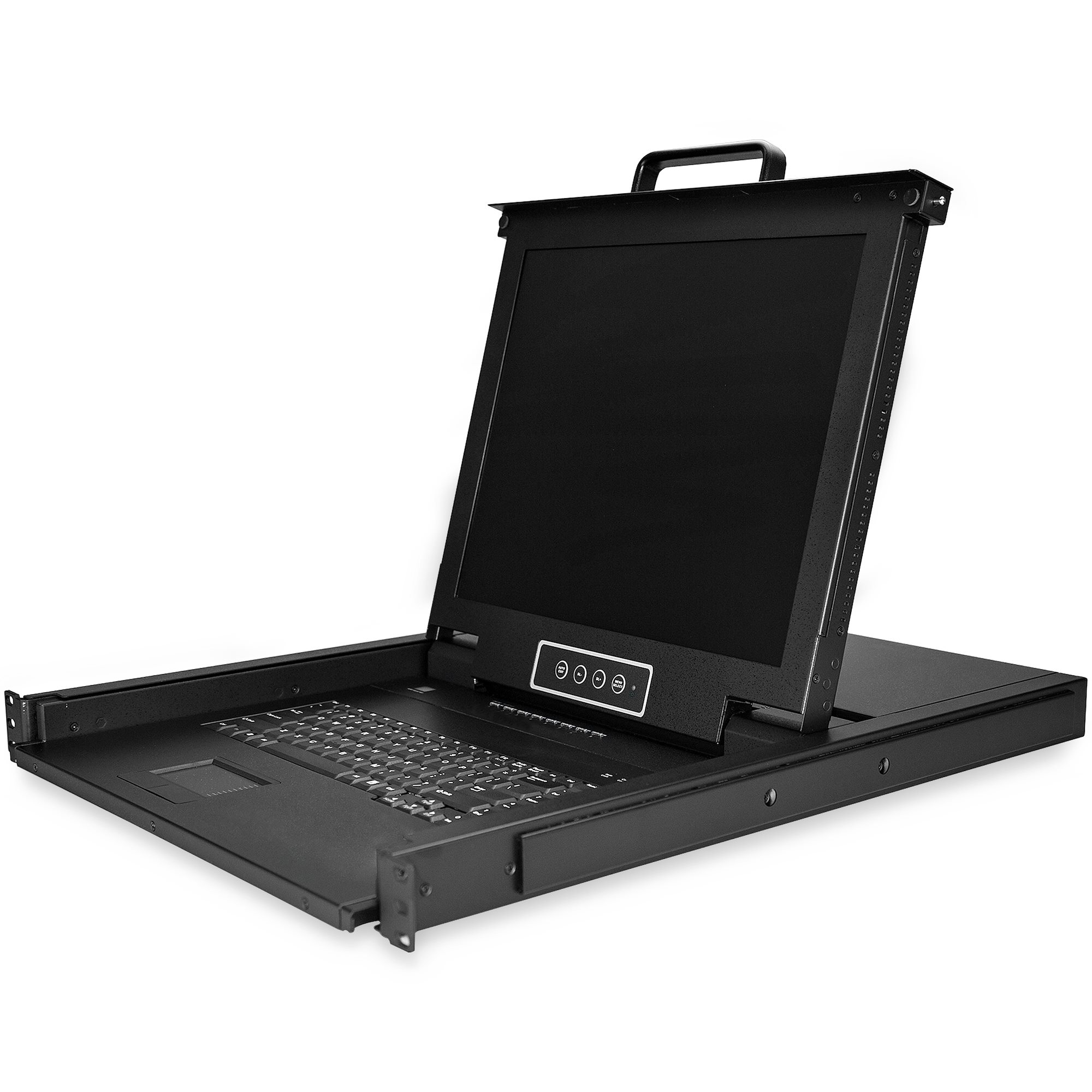 StarTech.com 8 Port Rackmount KVM Console With 6ft Cables, Integrated KVM Switch With 17" LCD Monitor, Fully Featured 1U LCD KVM Drawer- OSD KVM, Durable 50,000 MTBF, USB + VGA Support - 17in - C2000