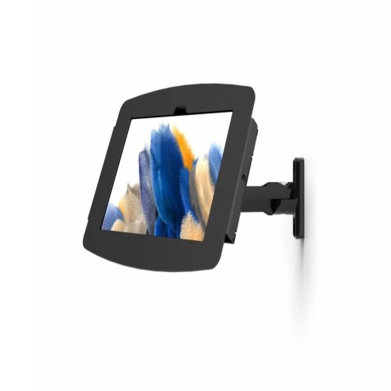 Compulocks Galaxy Tab A8 10.5" Space Enclosure Swing Wall Mount - Mounting Kit (articulating Arm, Enclosure) - Swing Arm - For Tablet - Lockable - High-grade Aluminium - Black - Screen Size:  - C2000