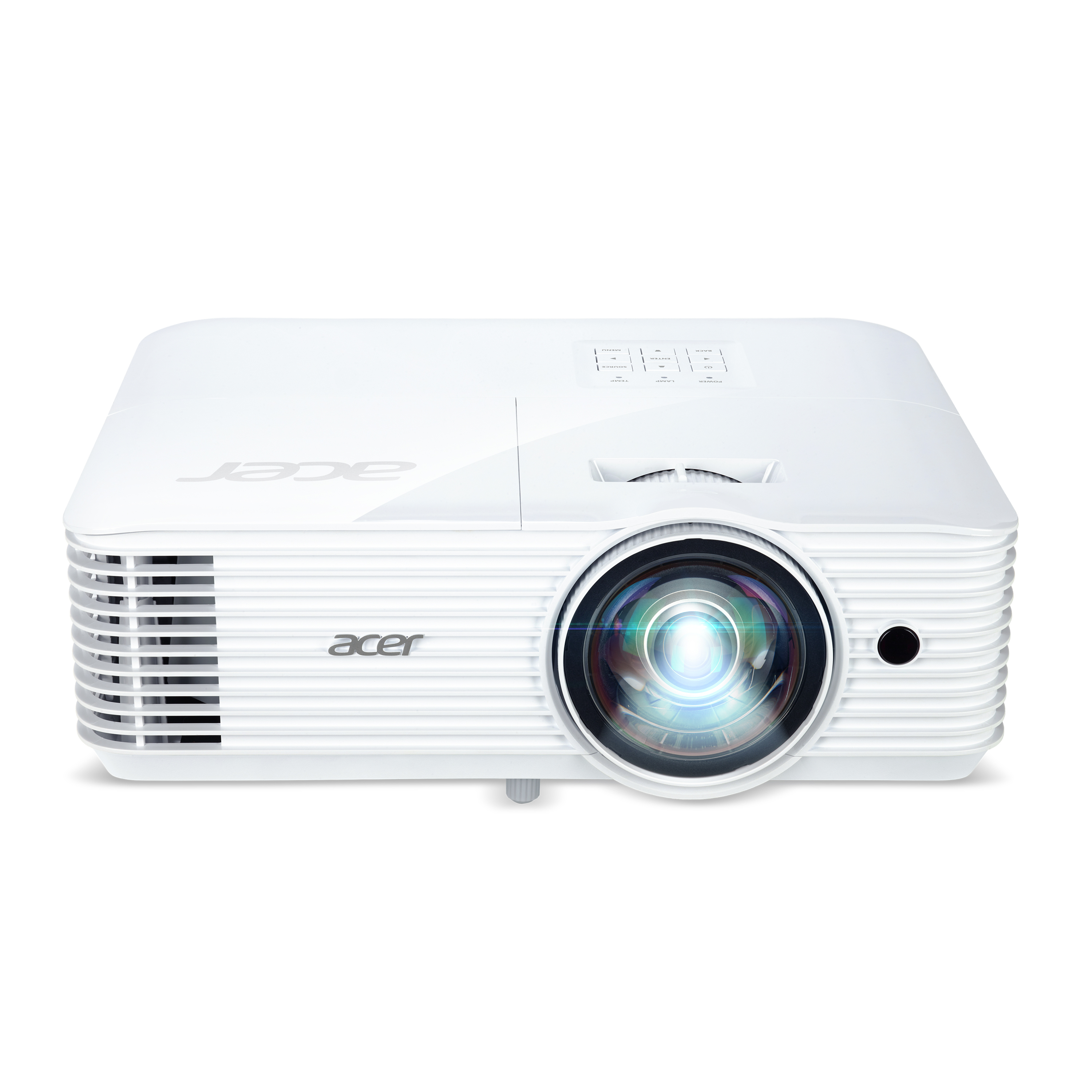 Acer S1386WH - DLP Projector - 3D - 3600 ANSI Lumens - WXGA (1280 X 800) - 16:10 - 720p - Short-throw Fixed Lens MR.JQU11.002 - C2000