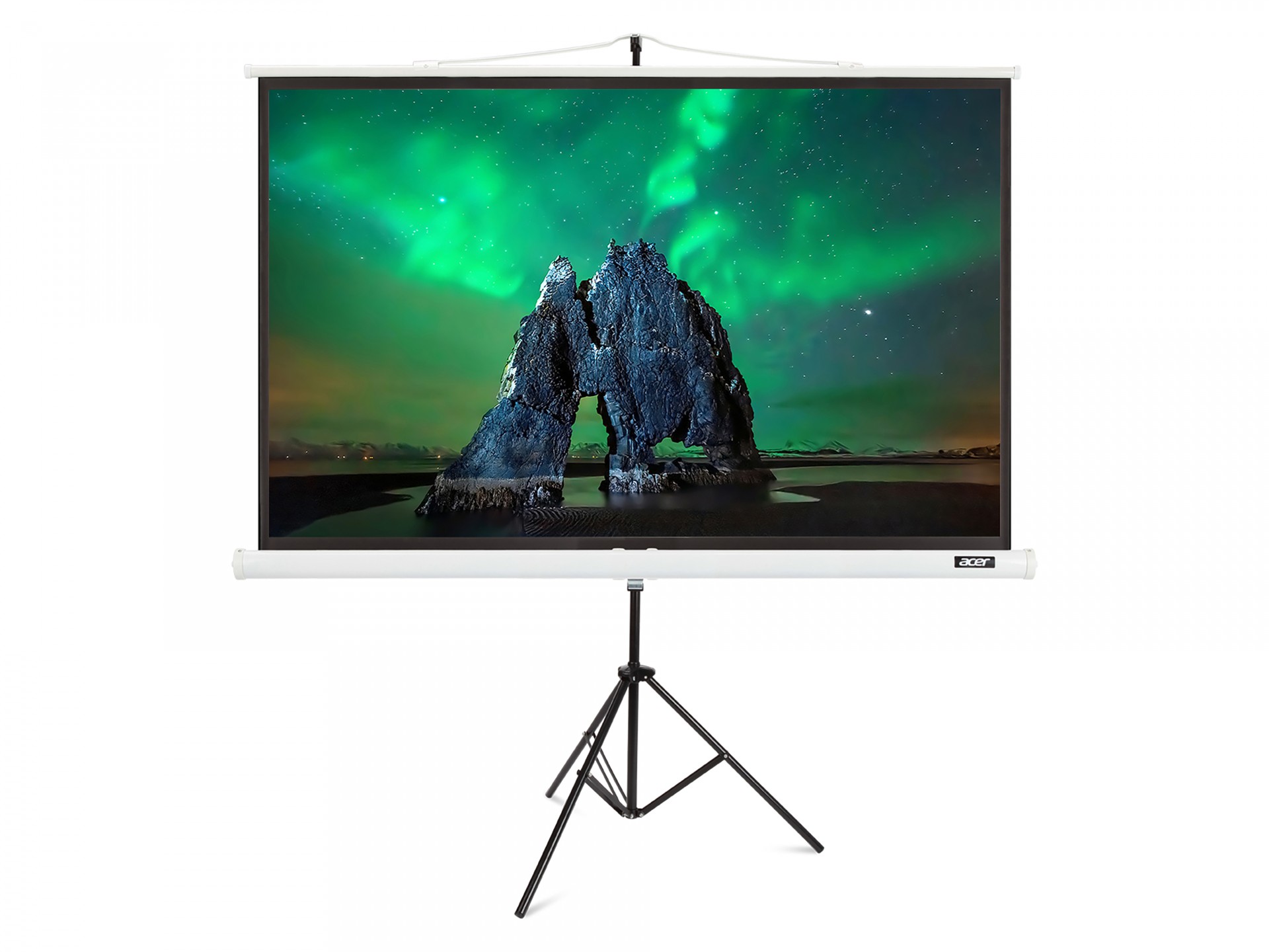 Acer T82-W01MW - Projection Screen With Tripod - 82.5" (210 Cm) - 16:10 - White MC.JBG11.00E - C2000
