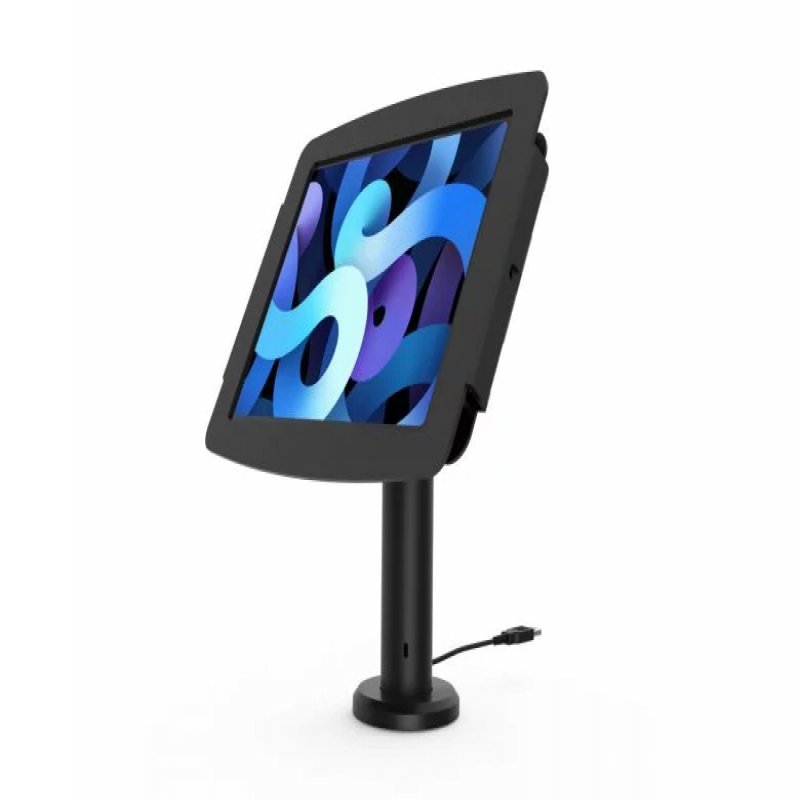 Compulocks IPad Pro 12.9" (3 - 6th Gen) Space Enclosure Tilting Stand 8" - Mounting Kit (enclosure, Pole Stand) - For Tablet - Lockable - High-grade Aluminium - Black - Screen Size: 12.9" - F - C2000