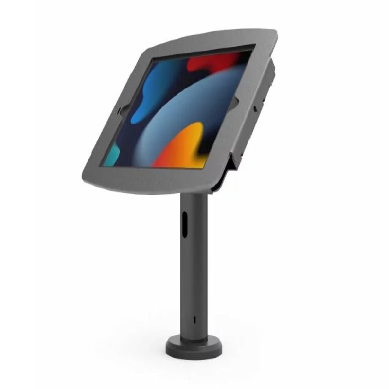 Compulocks IPad 10.2" Space Enclosure Tilting Stand 8" - Low-Rise - Mounting Kit (enclosure, Pole Stand) - For Tablet - Lockable - High-grade Aluminium - Black - Screen Size: 10.2" - For Appl - C2000