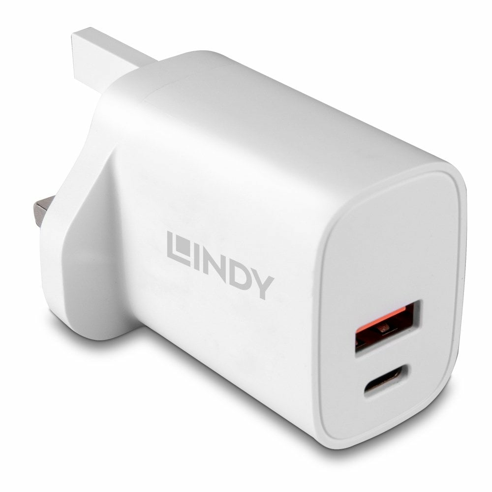 20w Two Port A+c Charger Uk Plug 73416 - WC01