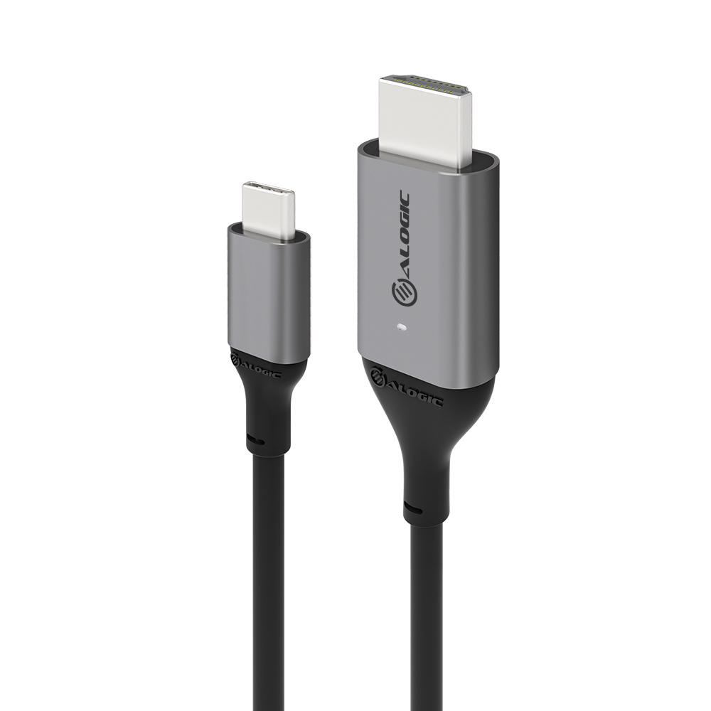 Alogic - Cabling & Adapters      Alogic 1m Ultra Usb-c (male) To     Hdmi (male) Cable - 4k 60hz         Ulchd01-sgr