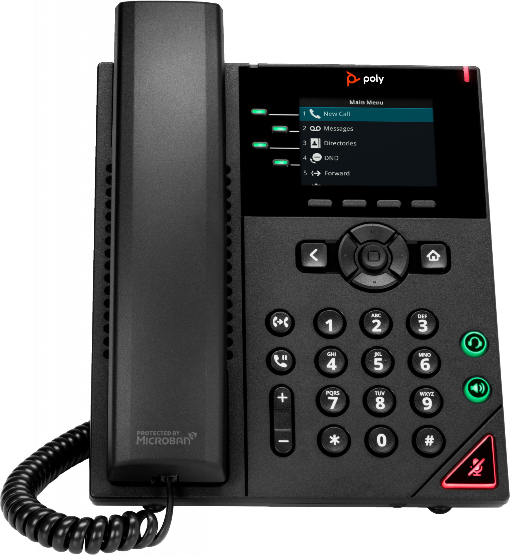 HP VVX 250 4-Line IP Phone and  PoE-enabled-WW  89B62AA#AC3 - eet01