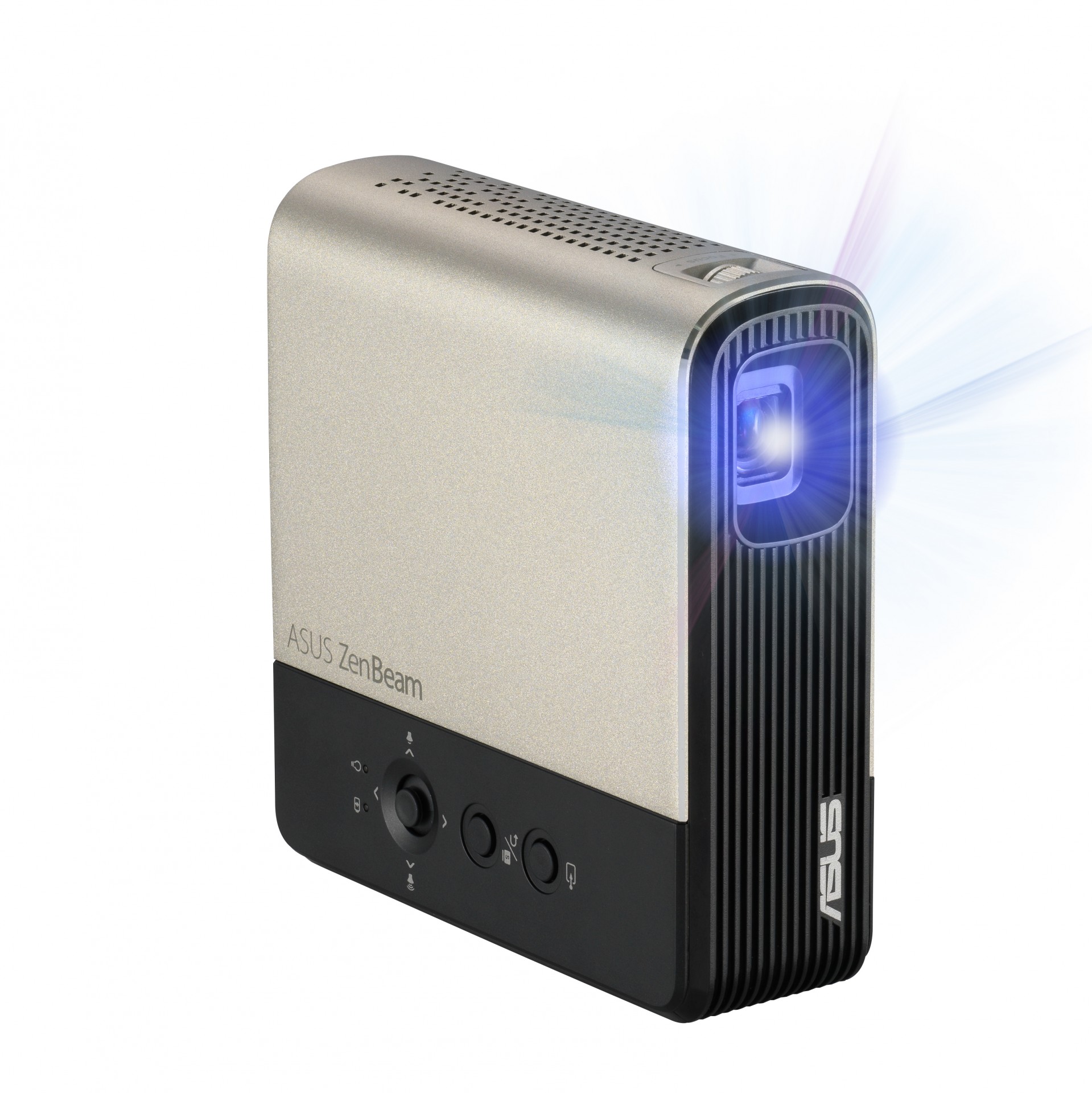ASUS ZenBeam E2 - DLP Projector - LED - 300 Lumens - WVGA (854 X 480) - 16:9 - Gold 90LJ00H3-B01170 - C2000