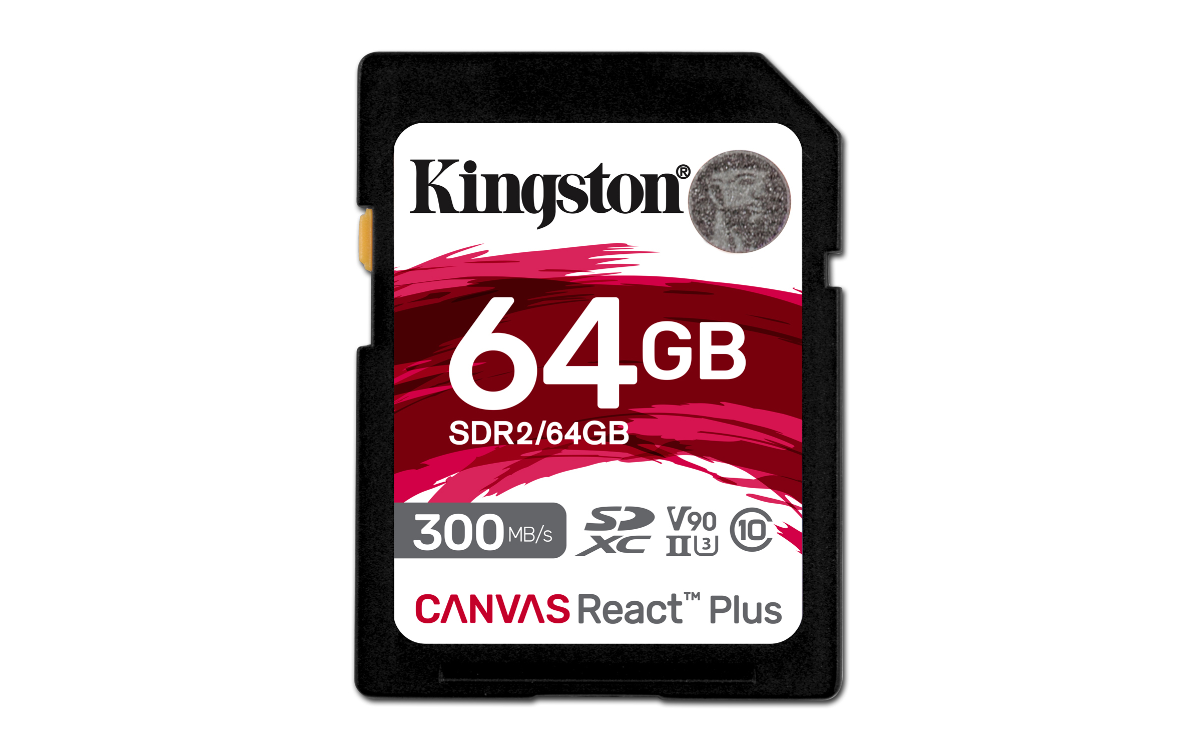 Kingston - Digital Media Product 64gb Sdxc React Plus Uhs-ii         300r/260w U3 V90 Full Hd/4k/8k      Sdr2/64gb