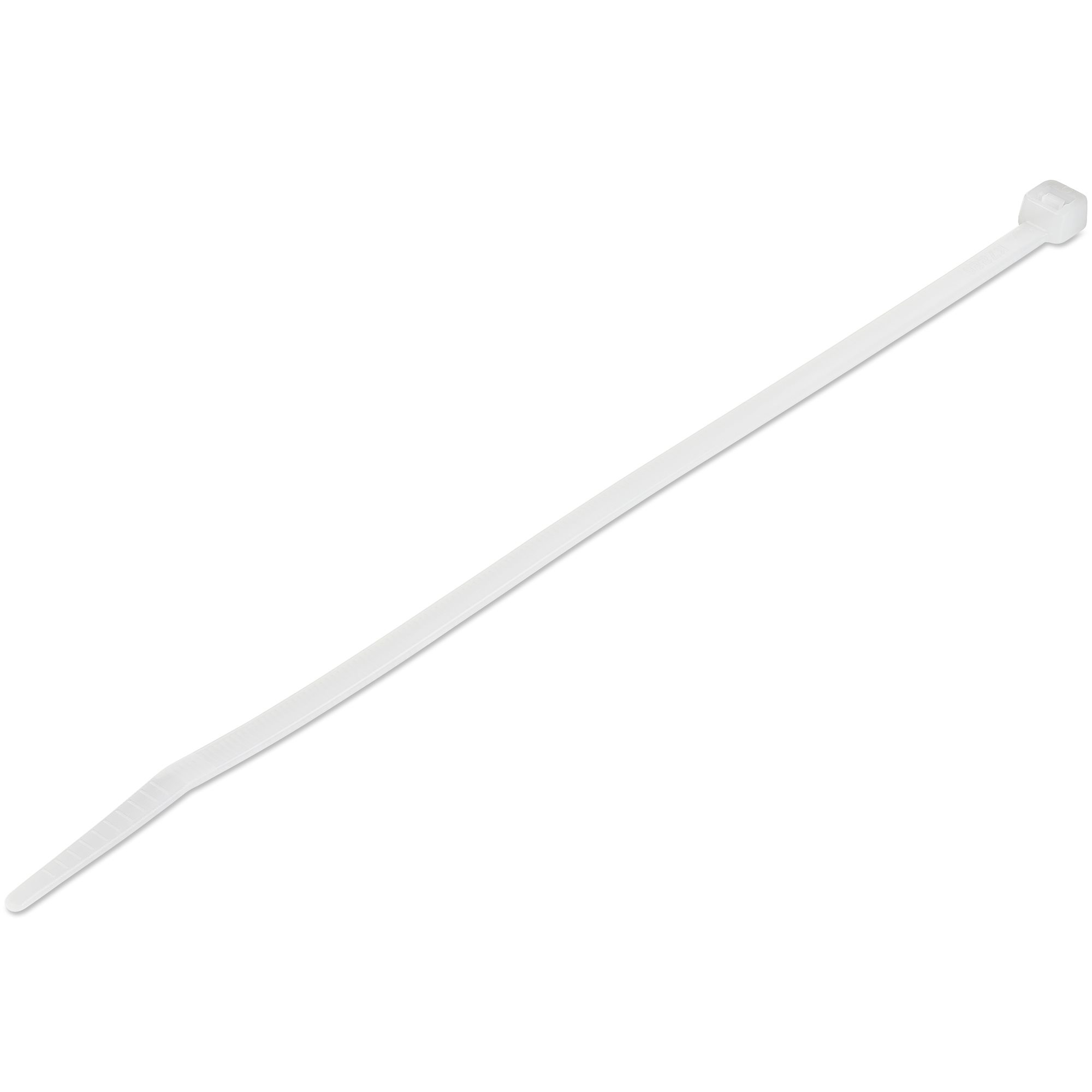 Startech - Cables                100 Pack 8 Cable Ties -white        Nylon Zip Tie Wraps Ul Taa          Cbmzt8n