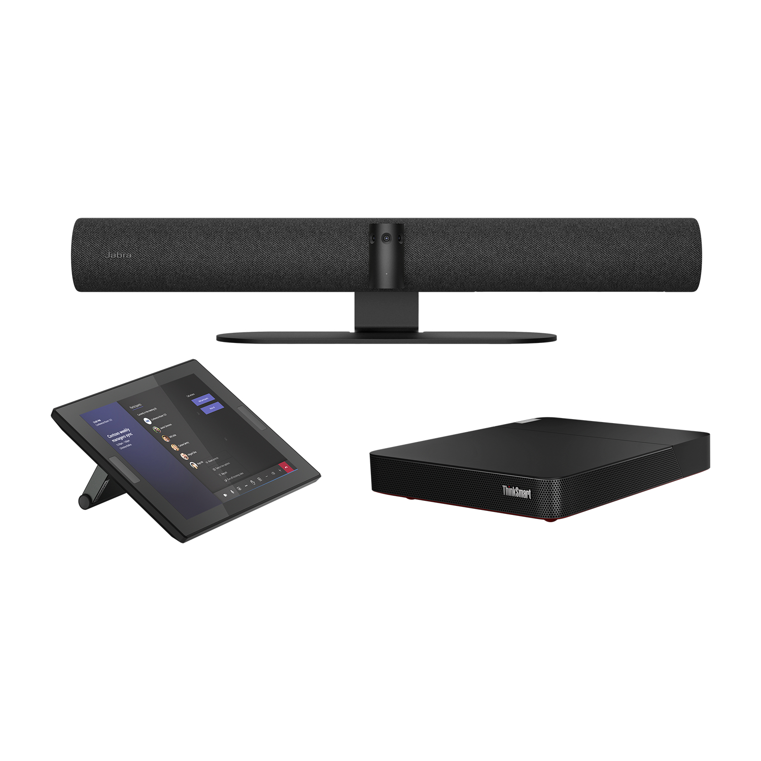 Jabra PanaCast 50 Room System - Video Conferencing Kit (Lenovo ThinkSmart Core, PanaCast 50, Lenovo ThinkSmart Controller) - With 3 Years Lenovo Premier Support - Certified For Microsoft Team - C2000