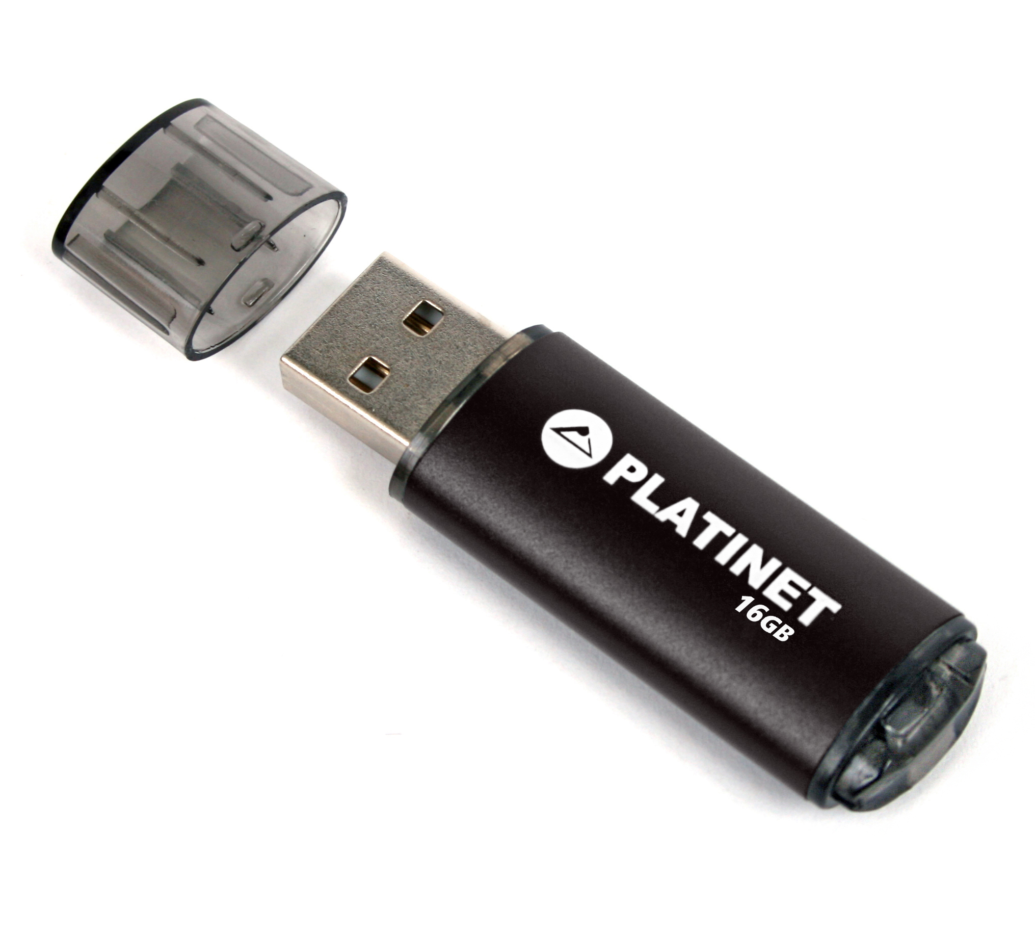 Platinet - Memory                Usb-a Flash/pen Drive 16gb-         Usb 2.0 Black Blister               Pmfe16b