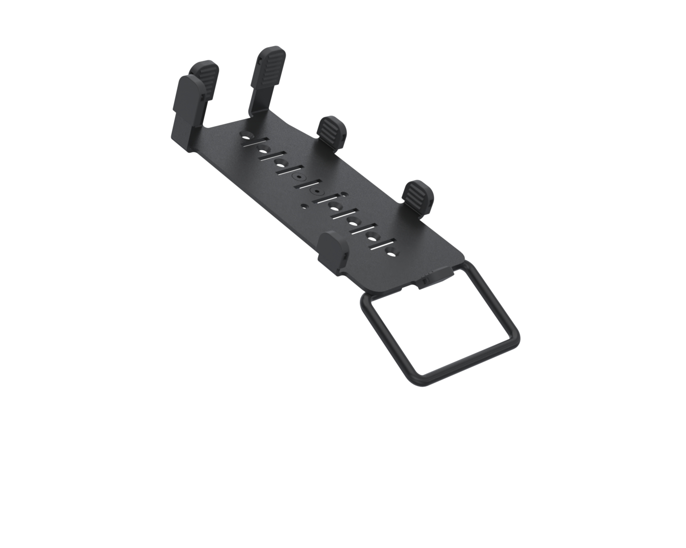 Ergonomic Solutions - Payment    Multigrip Plate With Handle For     Verifone P200-p400 Black            Ver400-mh-02