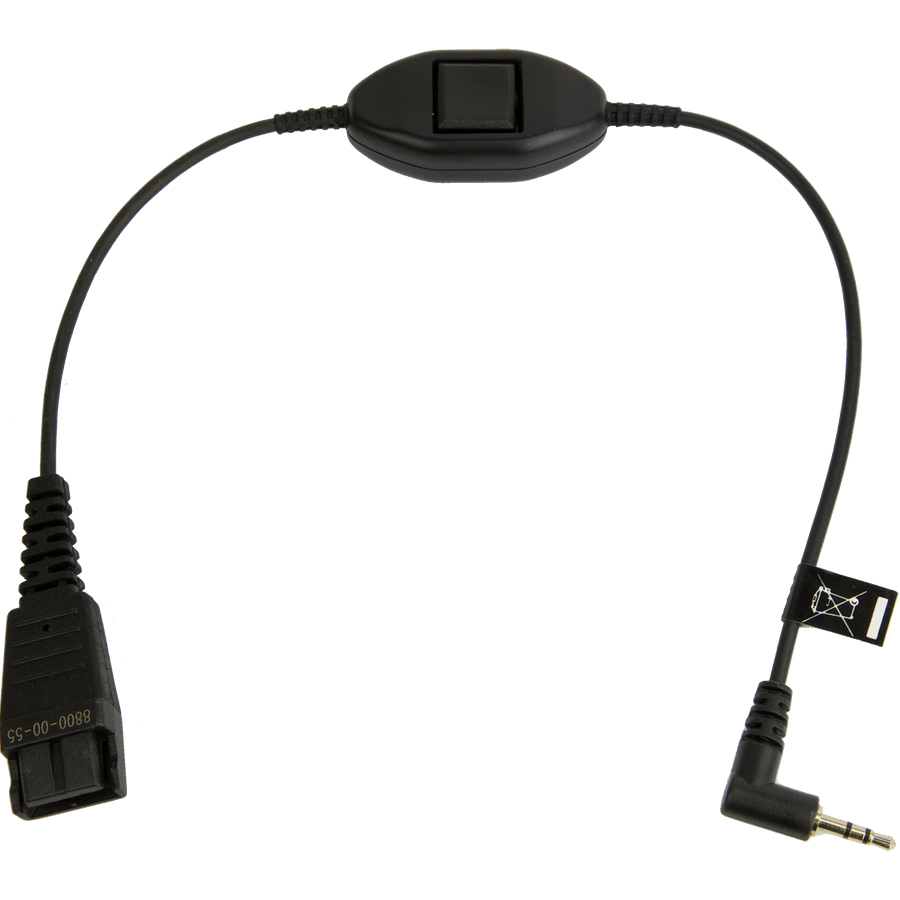 Jabra - Headset Cable - Micro Jack Male To Quick Disconnect Male 8800-00-55 - C2000